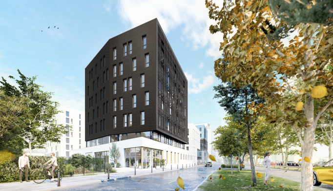 Le Havre : le Groupe Optia Finance dévoile son projet immobilier, Quai en Seine -Black Office