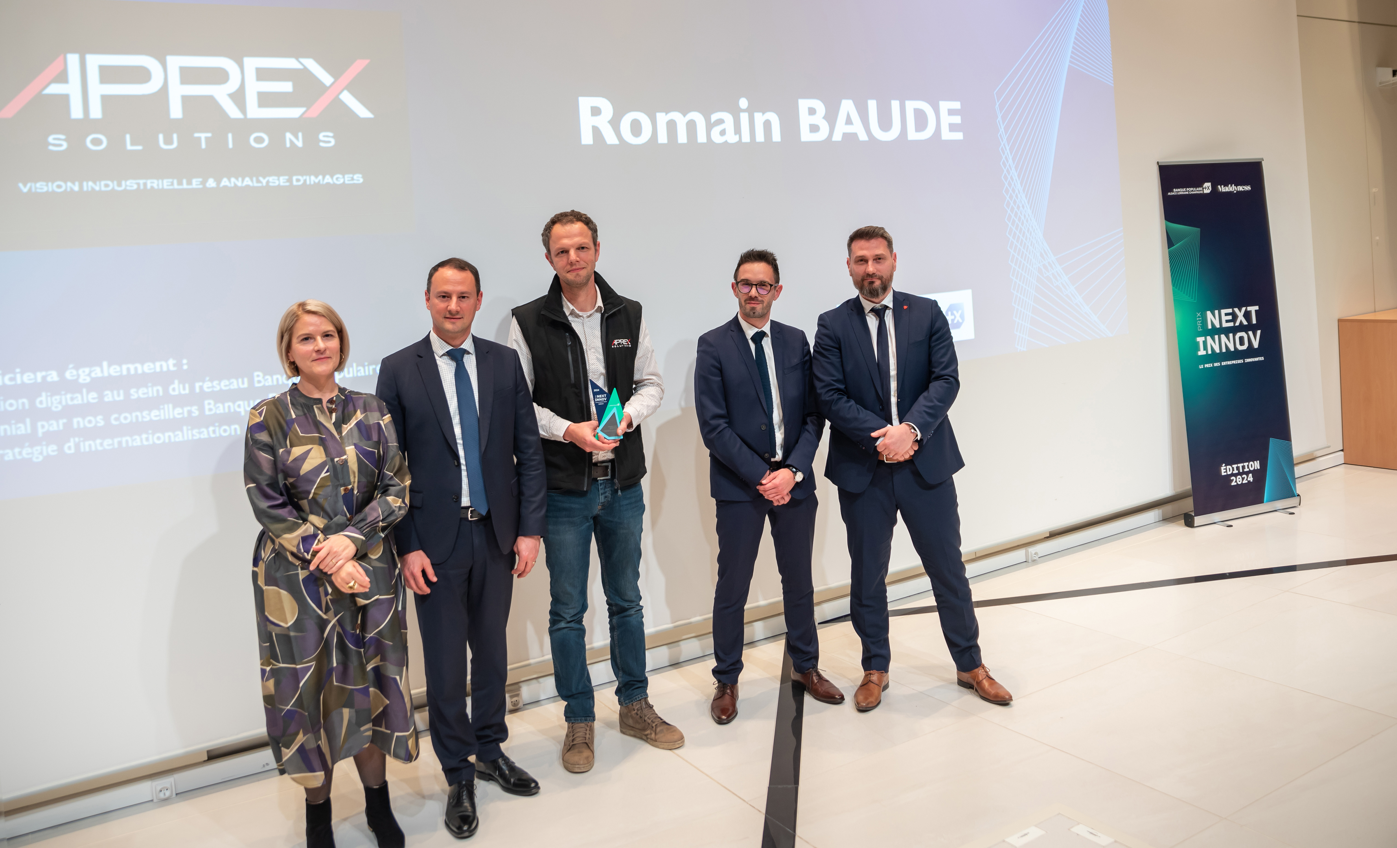 Aprex Solutions, grand prix régional du concours Next Innov