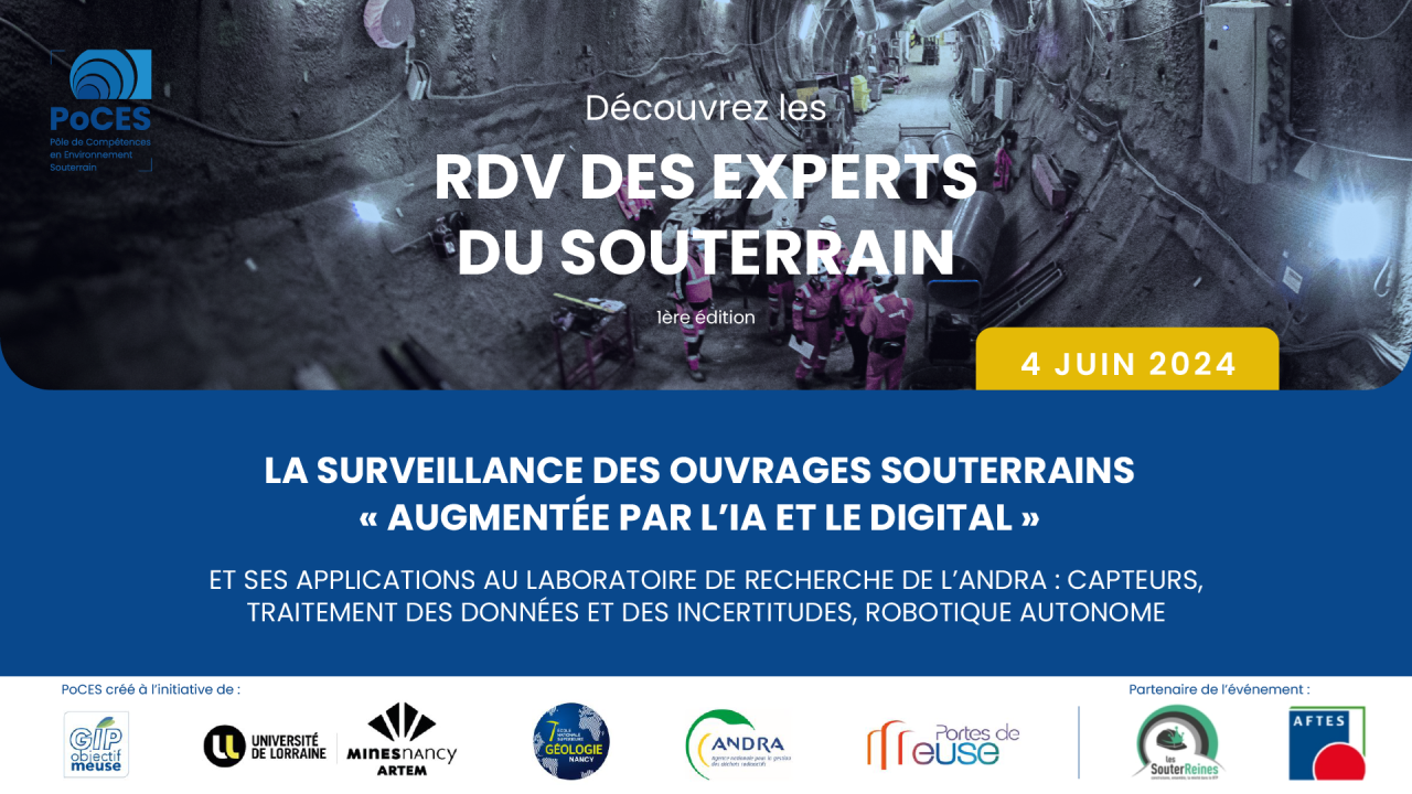 L'Andra participe à la première édition des RDV des experts du souterrain le mardi 4 juin 2024 