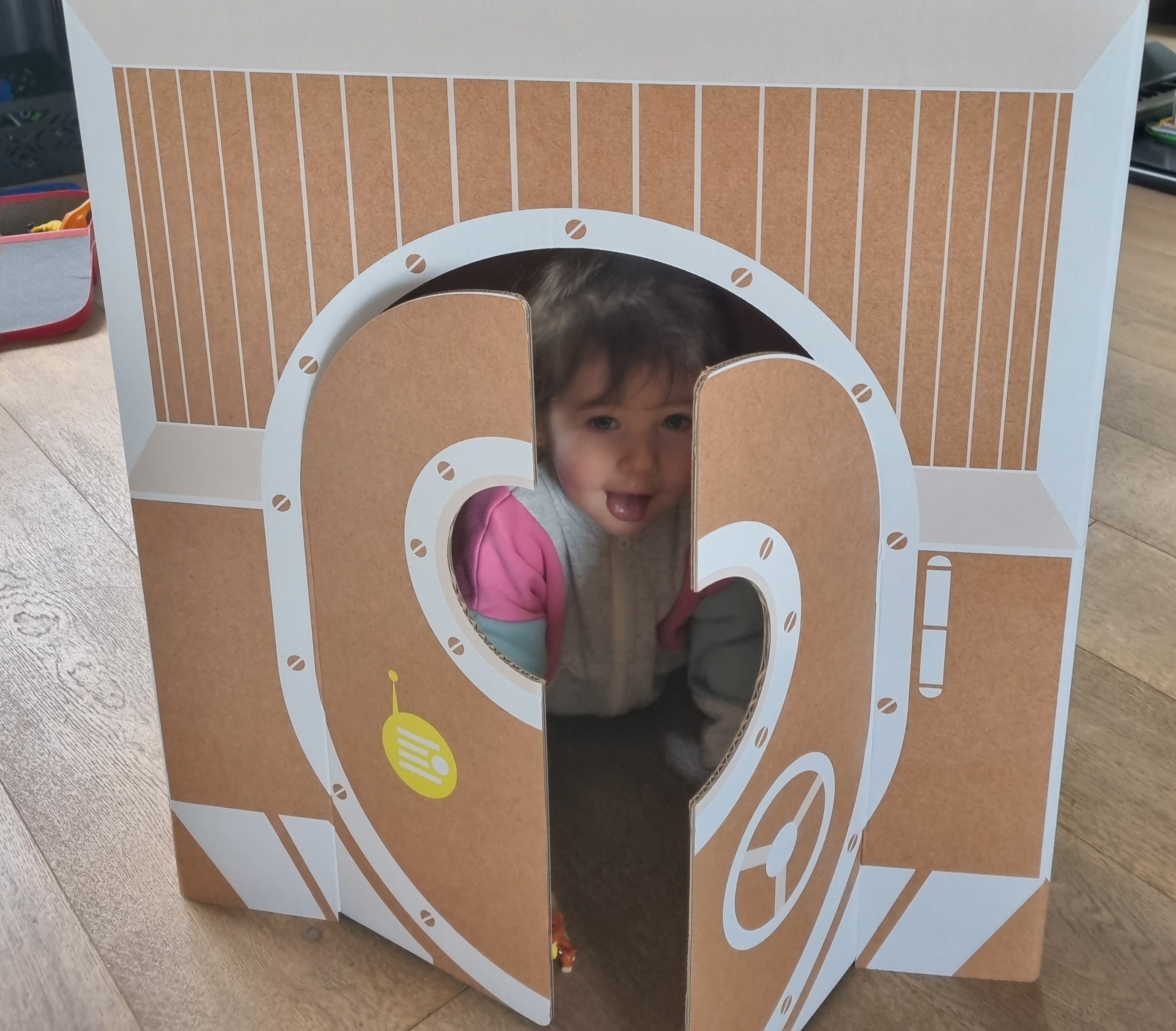 À Longeville-lès-Metz, la marque Cache toi commercialise des cabanes en carton pour enfants...