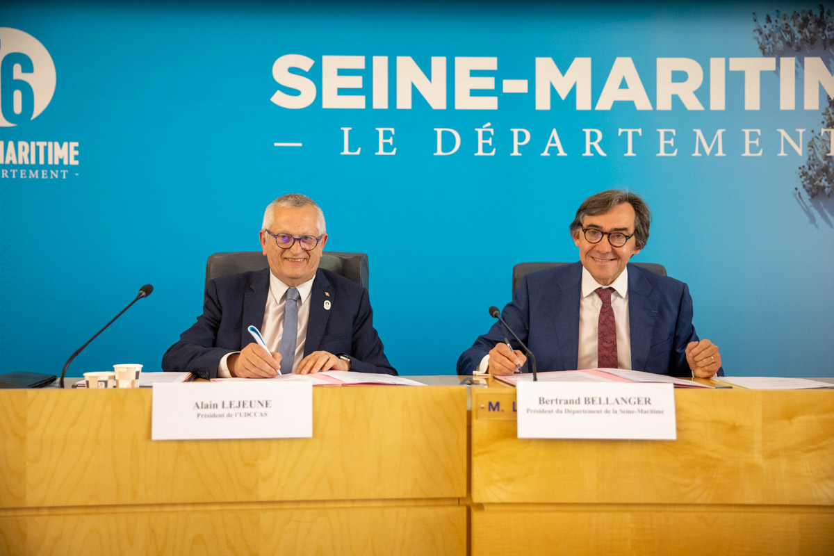Un nouveau partenariat noué entre le Département de Seine-Maritime et l’UDCCAS