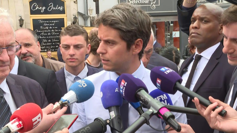 Législatives: Attal dans 