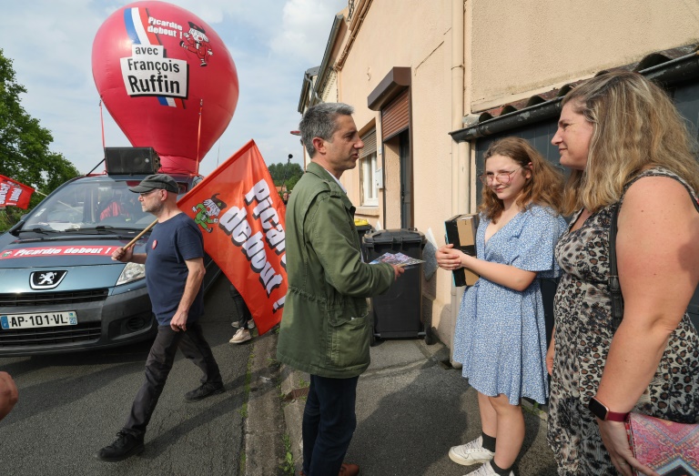 Dans la Somme, Ruffin front contre front avec l'extrême droite