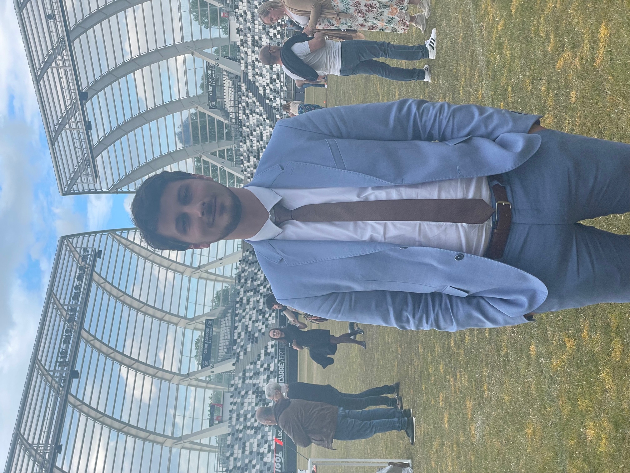 Démonstration gastronomique au stade