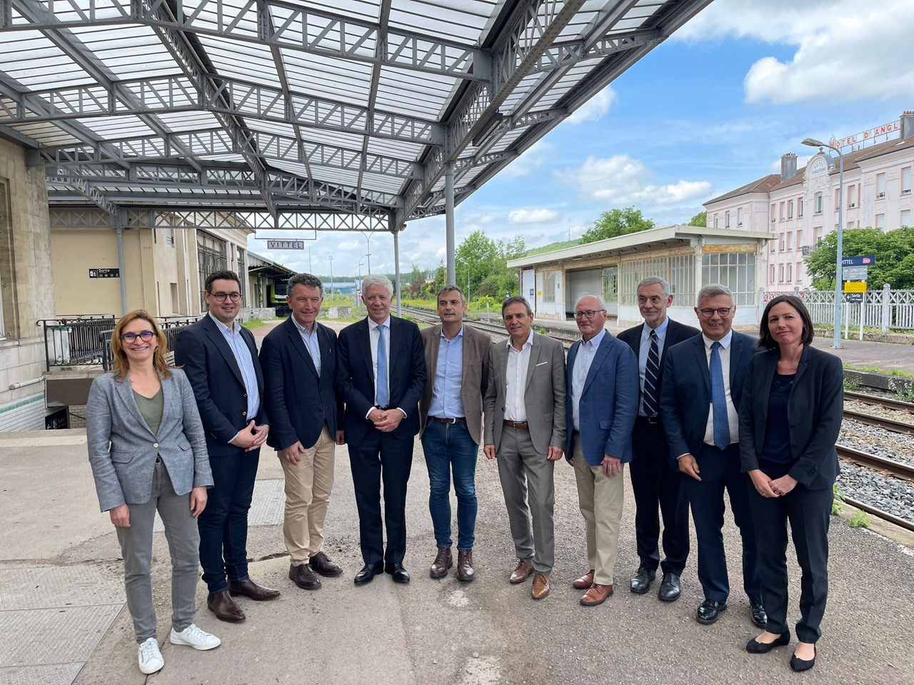 Réouverture officielle de la ligne Nancy-Contrexéville