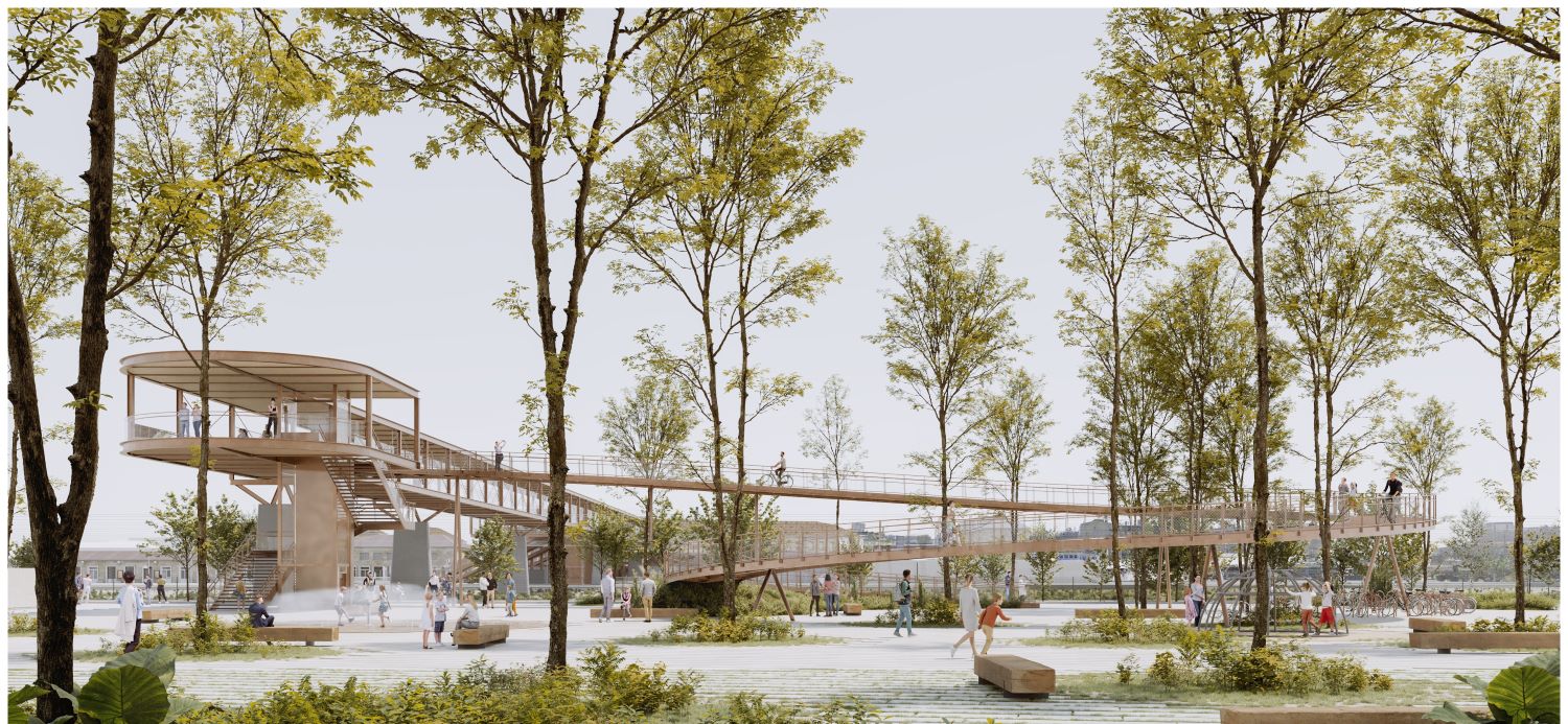 Creil : la future passerelle urbaine ferroviaire, marqueur de la transformation du centre-ville
