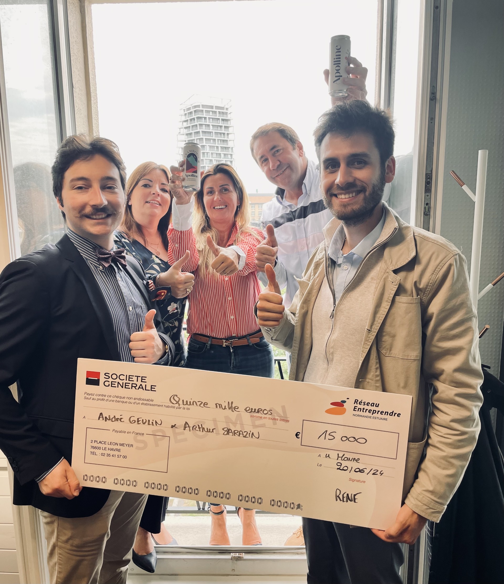 André Geulin et Arthur Sarazin, lauréats du programme Start-Création 2024