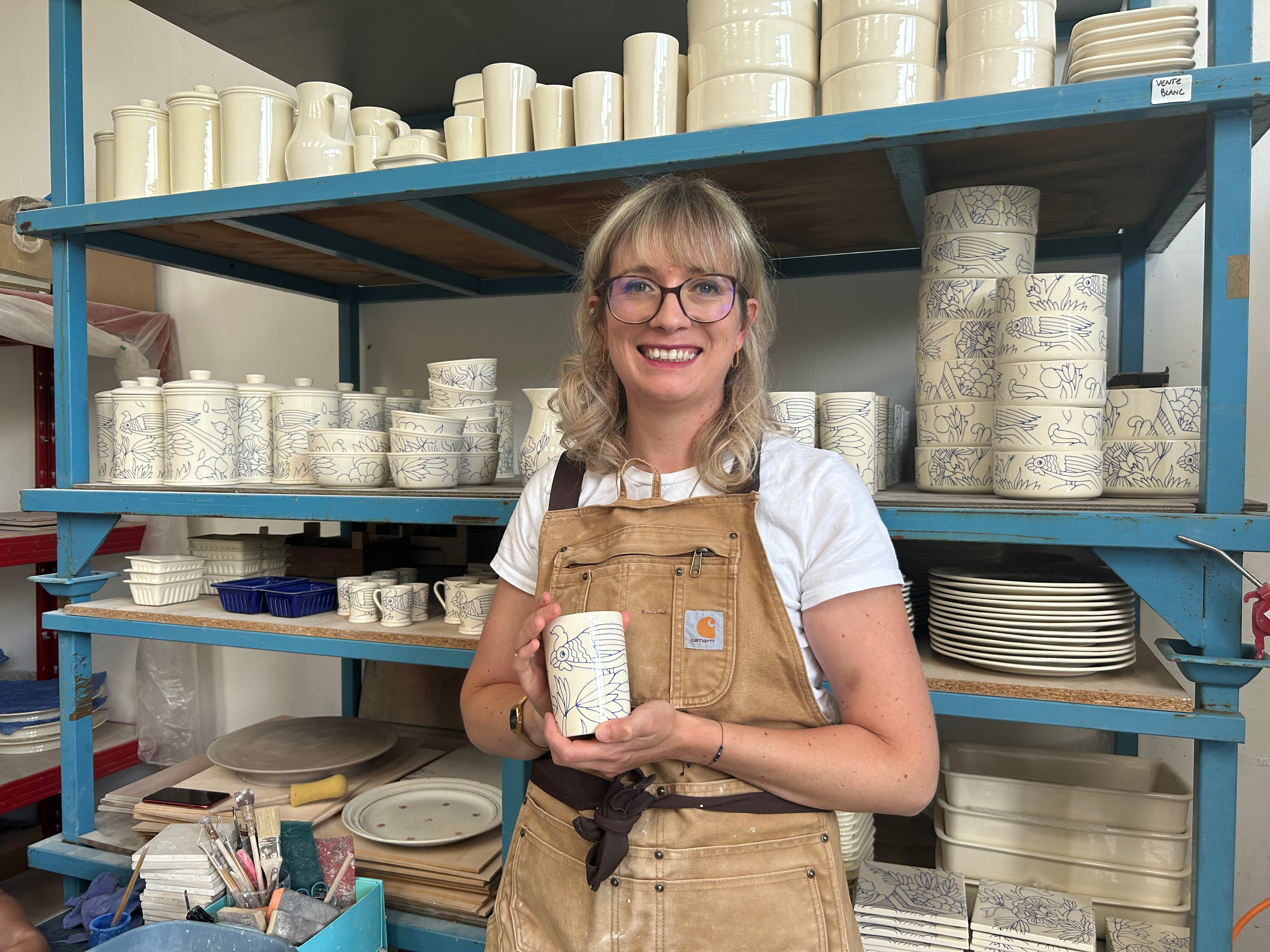Marion Leporcq a «Des Rêves», faire renaître la faïencerie de Desvres