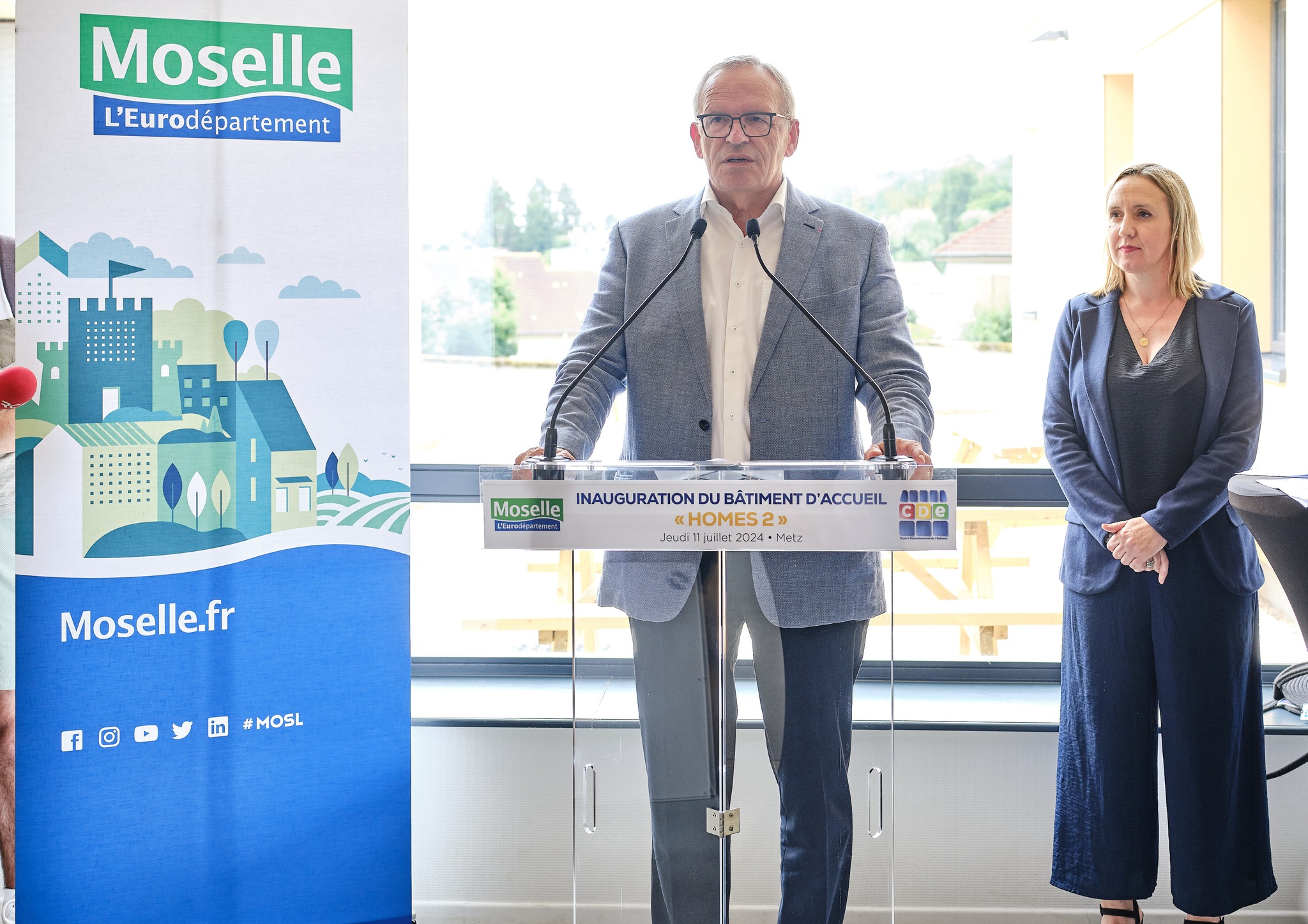 Le Centre Départemental de l’Enfance vient d’être inauguré à Metz 