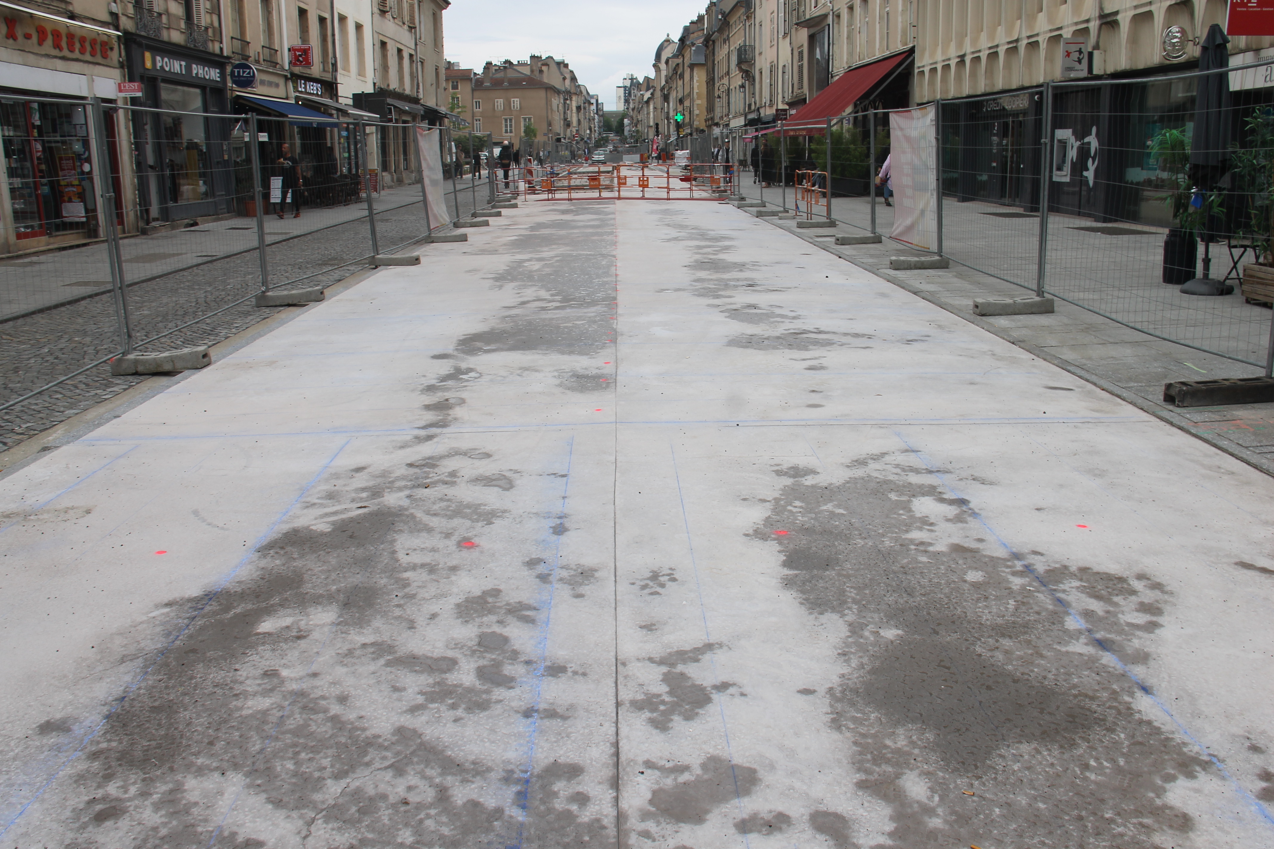 La plateforme du trolley nancéien prend forme 