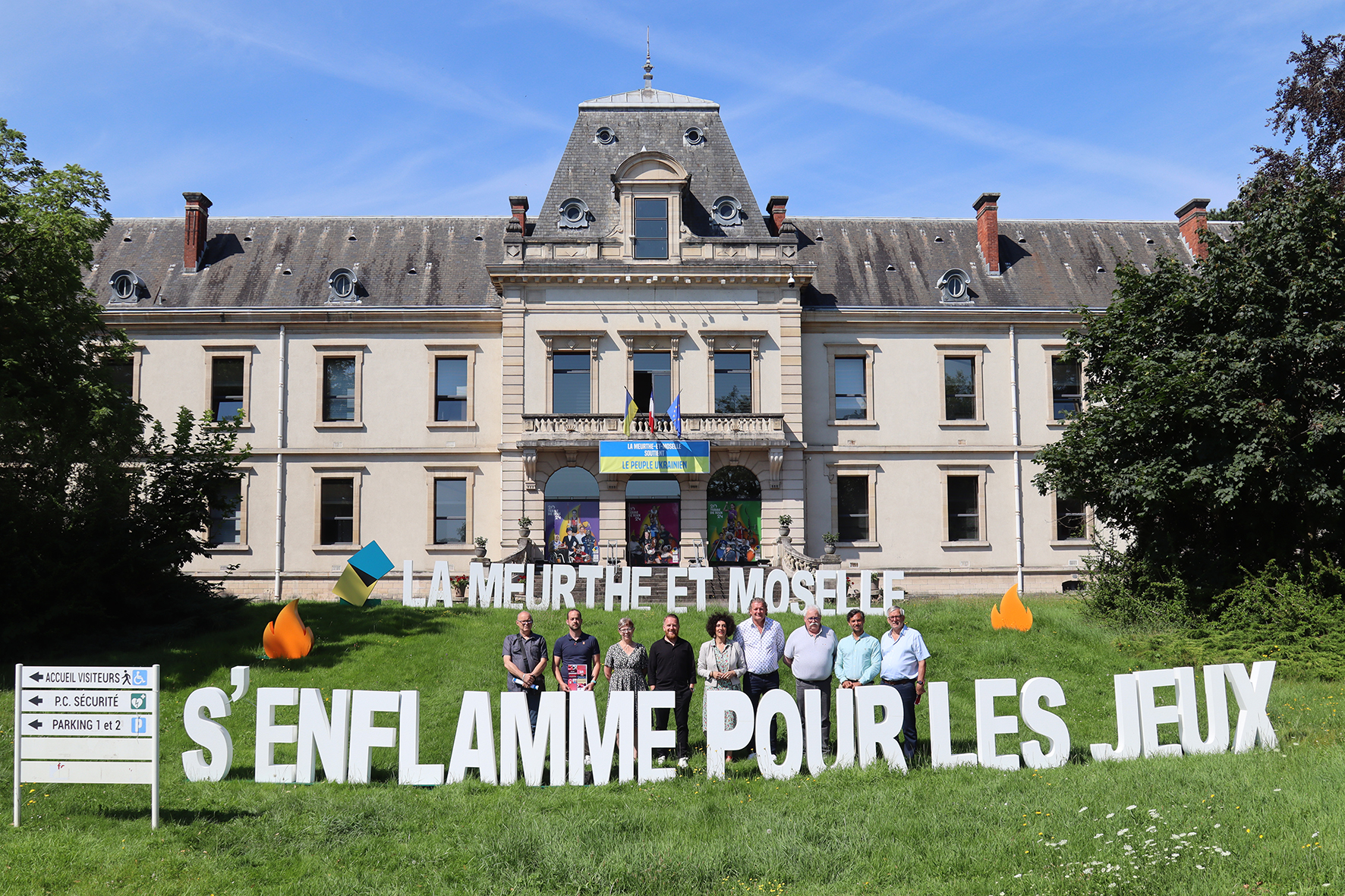 Le Conseil départemental de Meurthe-et-Moselle déclare sa flamme aux JO