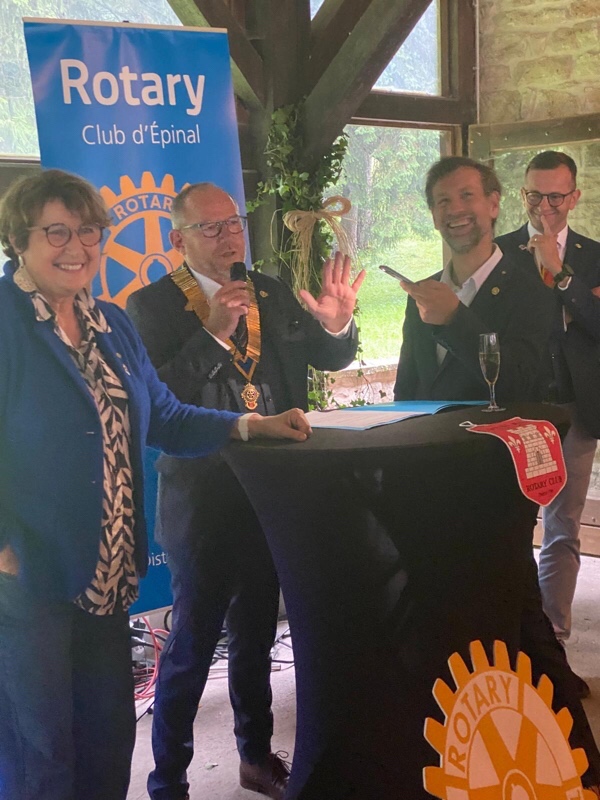 Un nouveau président pour le Rotary Club