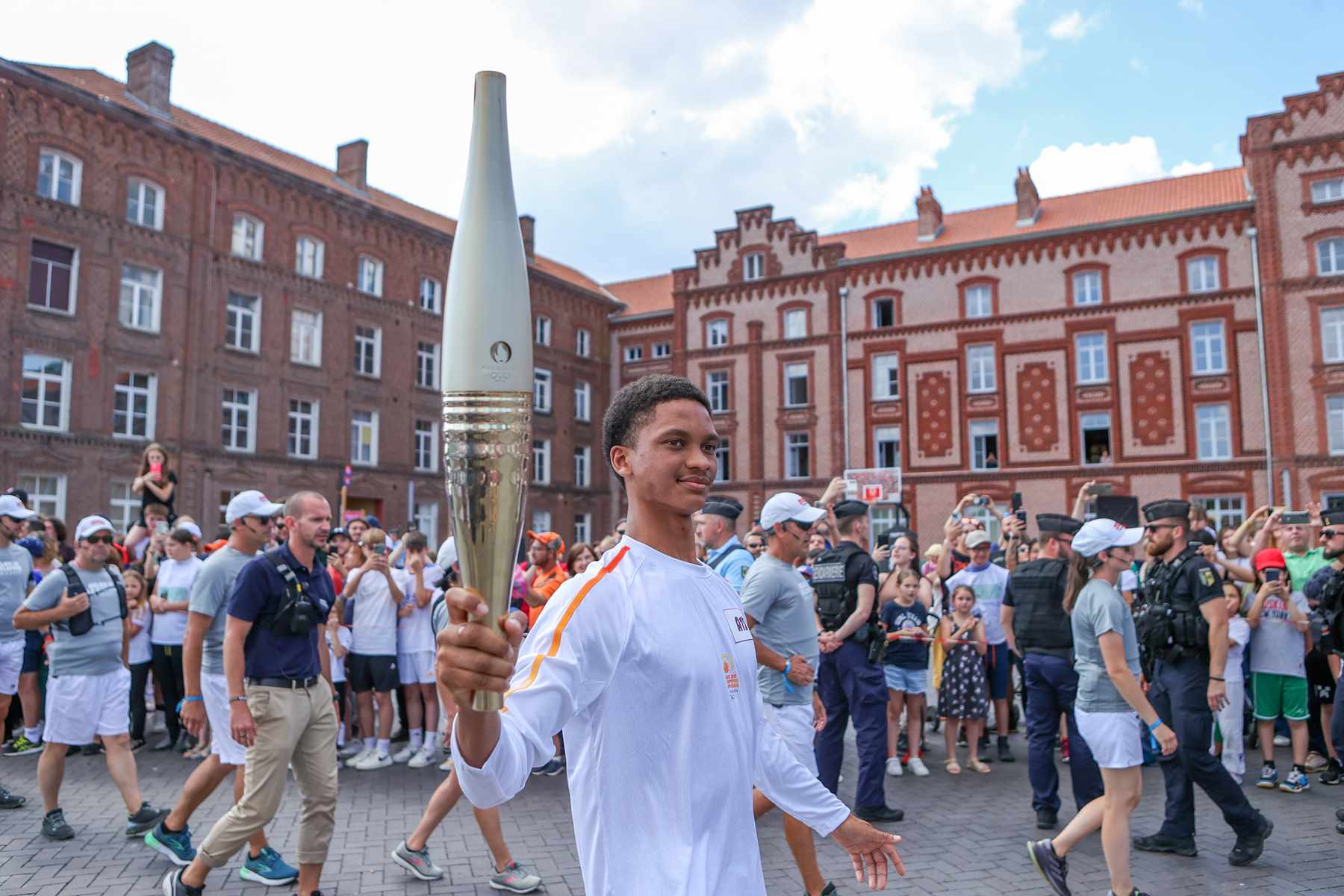 La flamme olympique brille dans l'Aisne