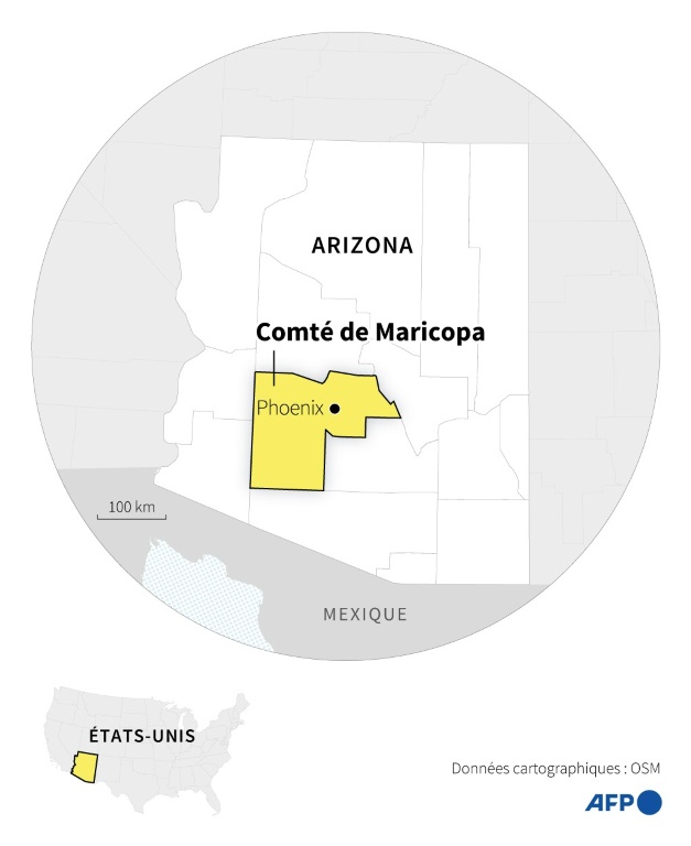 Le comté de Maricopa, coeur démographique et clé électorale de l'Arizona
