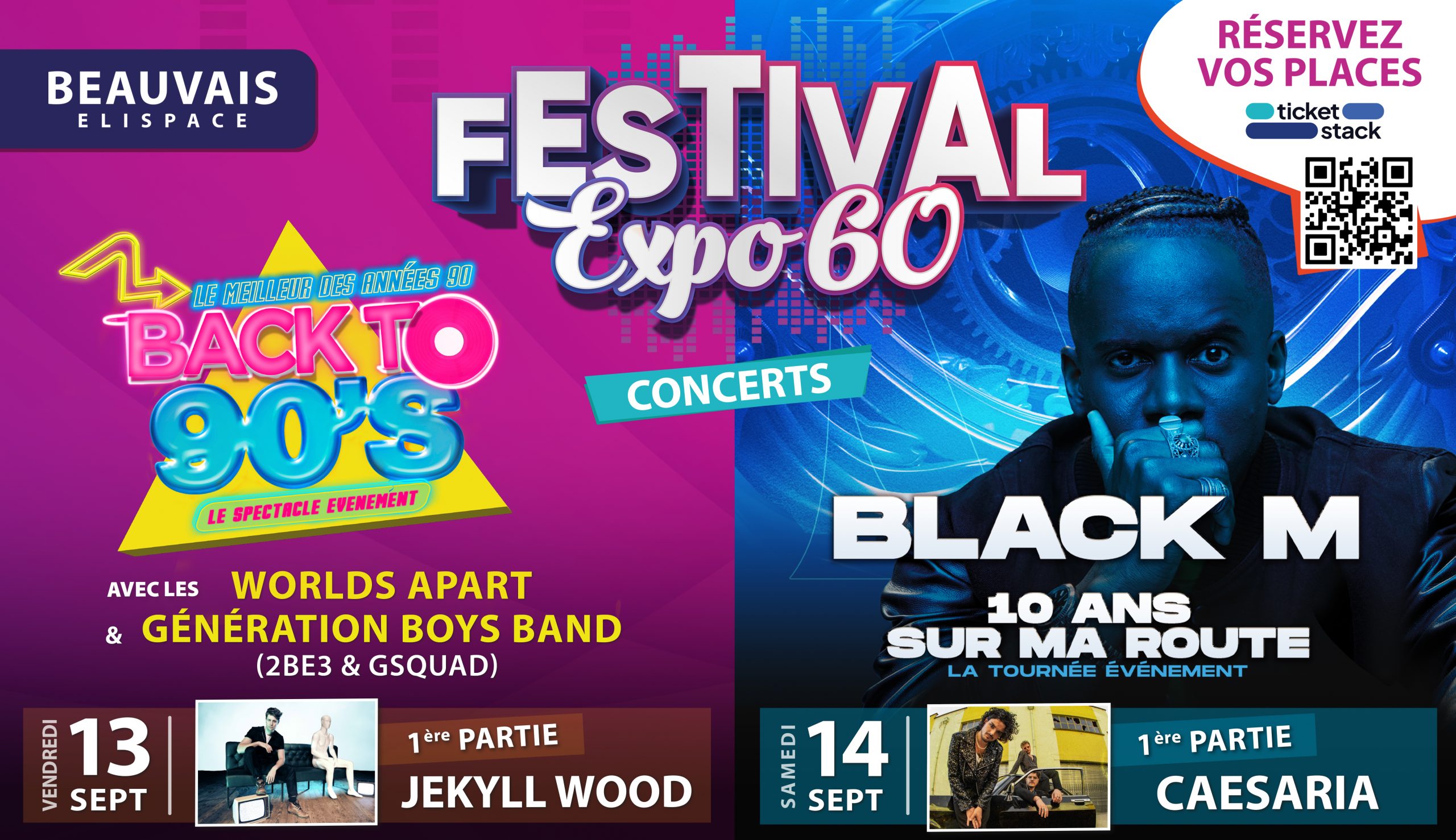 Le Festival Expo 60 sera de retour à l'Elispace de Beauvais 