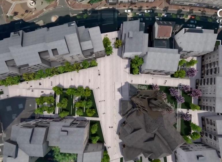 Creil : la place Saint-Médard, une requalification ambitieuse