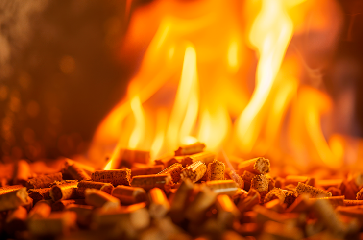 Une commande groupée de fuel et de pellets 