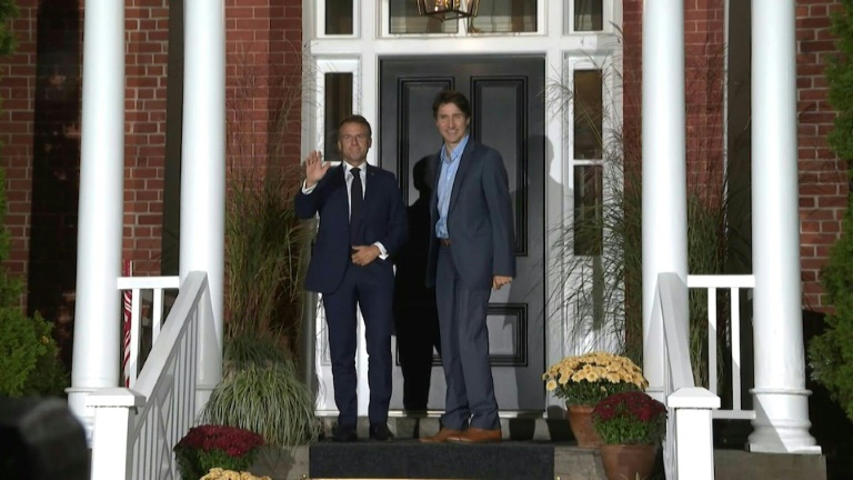 Macron et Trudeau veulent oeuvrer ensemble à une 