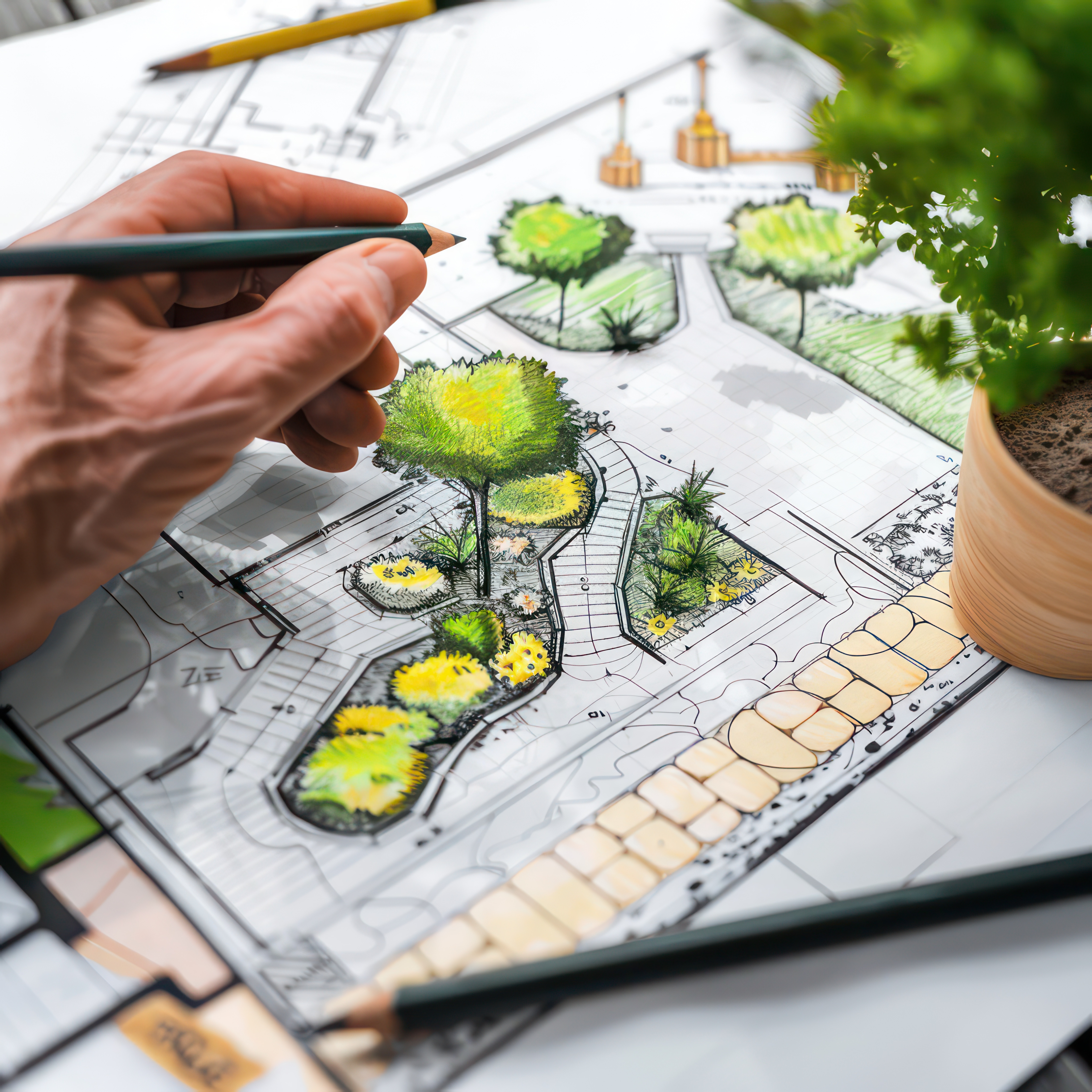 Deux paysagistes de l’école de Roville distingués