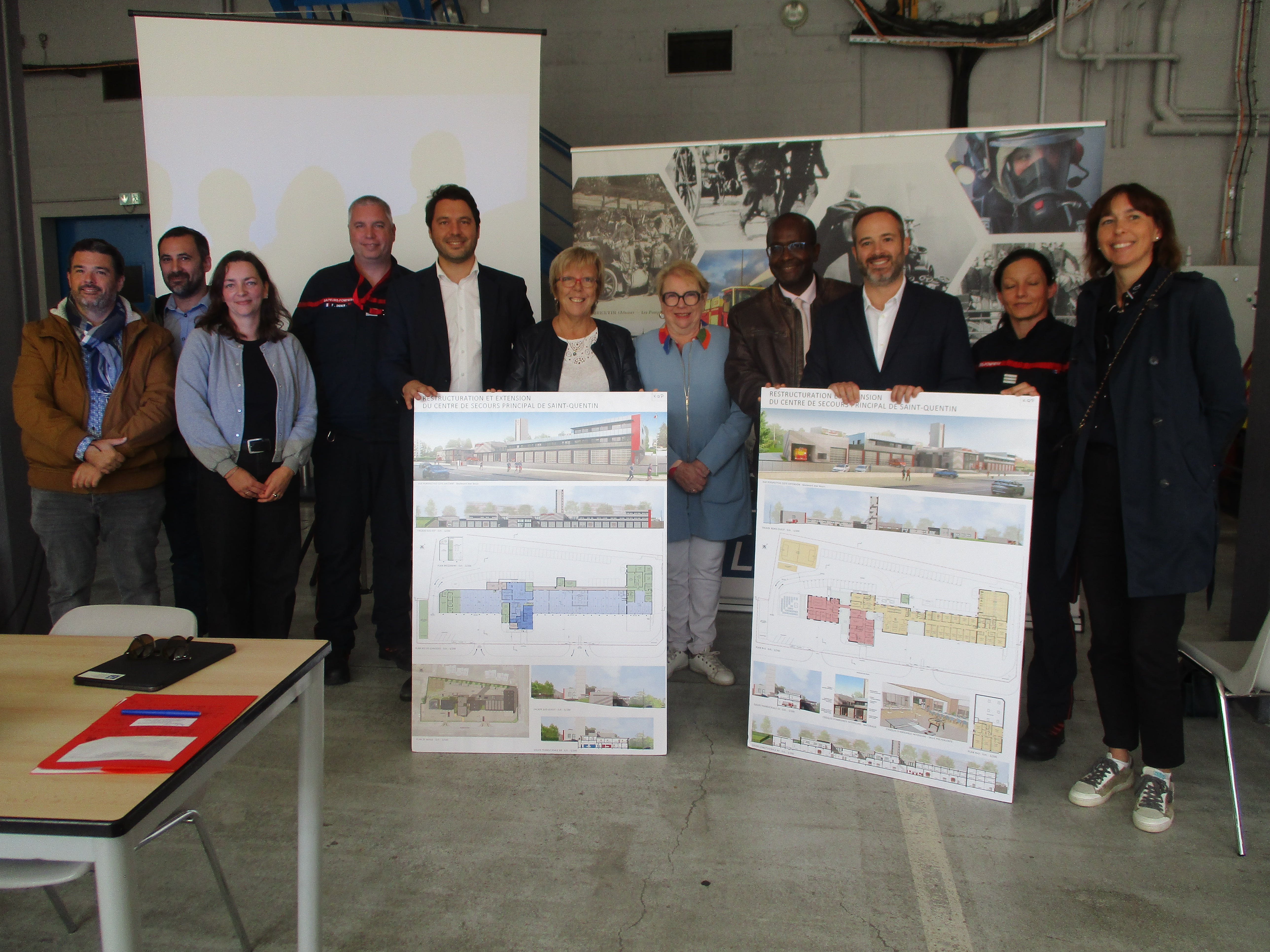 Le projet d’extension du Centre de secours de Saint-Quentin dévoilé