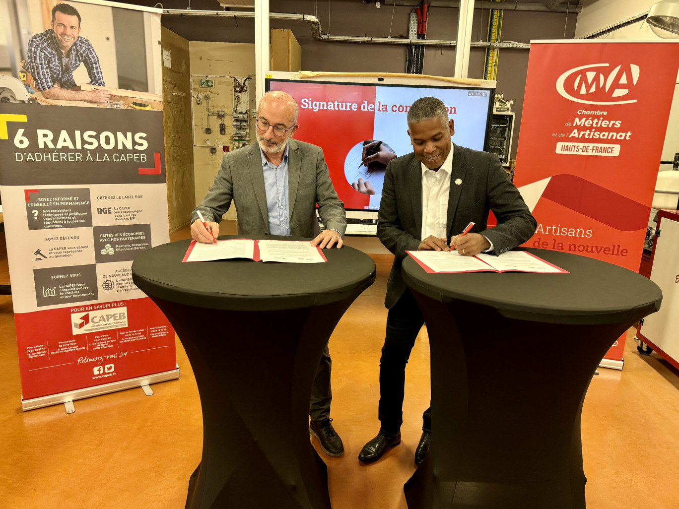 Renouvellement du partenariat CAPEB / Chambre de métiers et de l’artisanat 