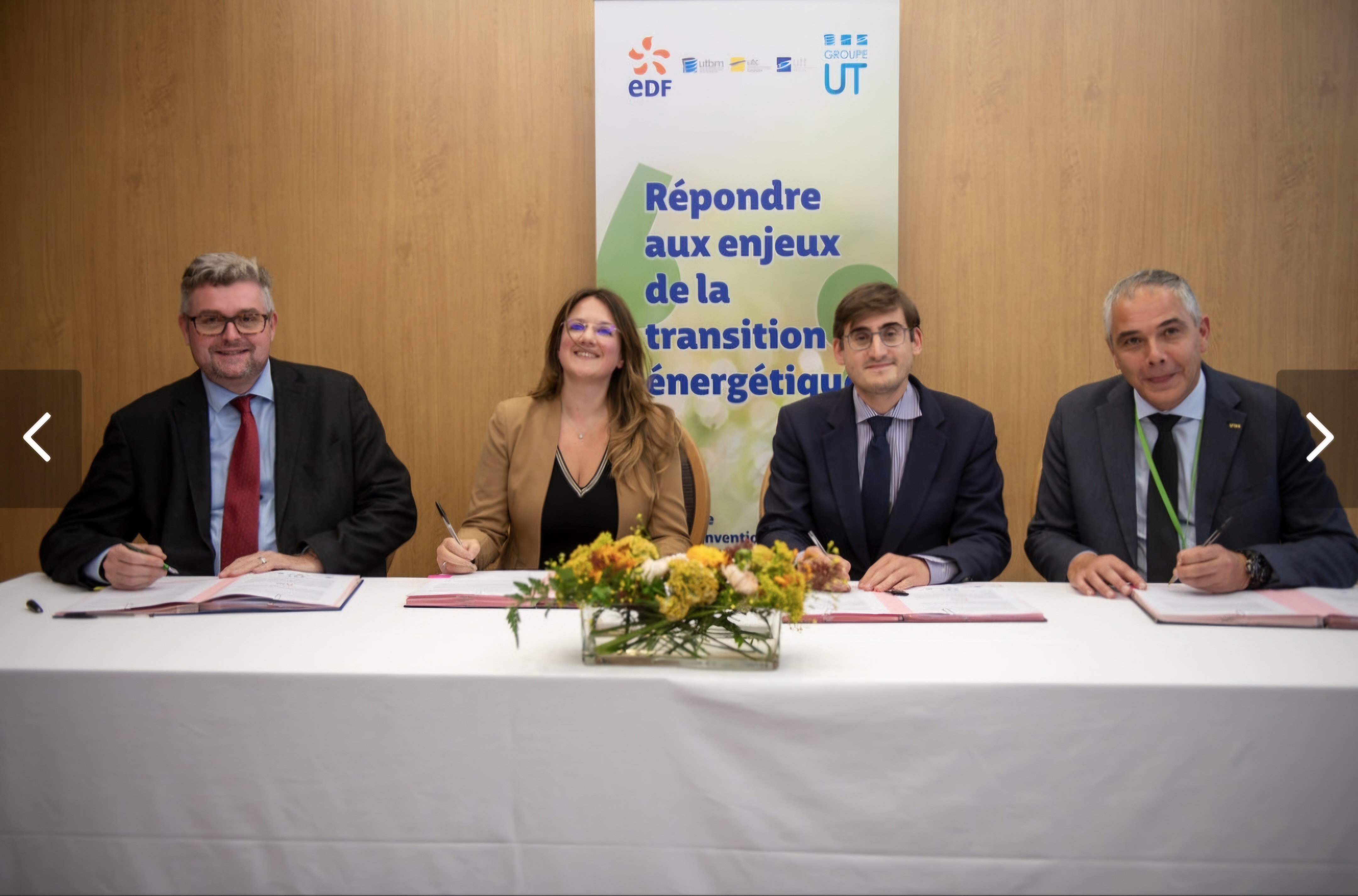 Les Universités de Technologie du groupe UT et EDF s'associent pour l'avenir