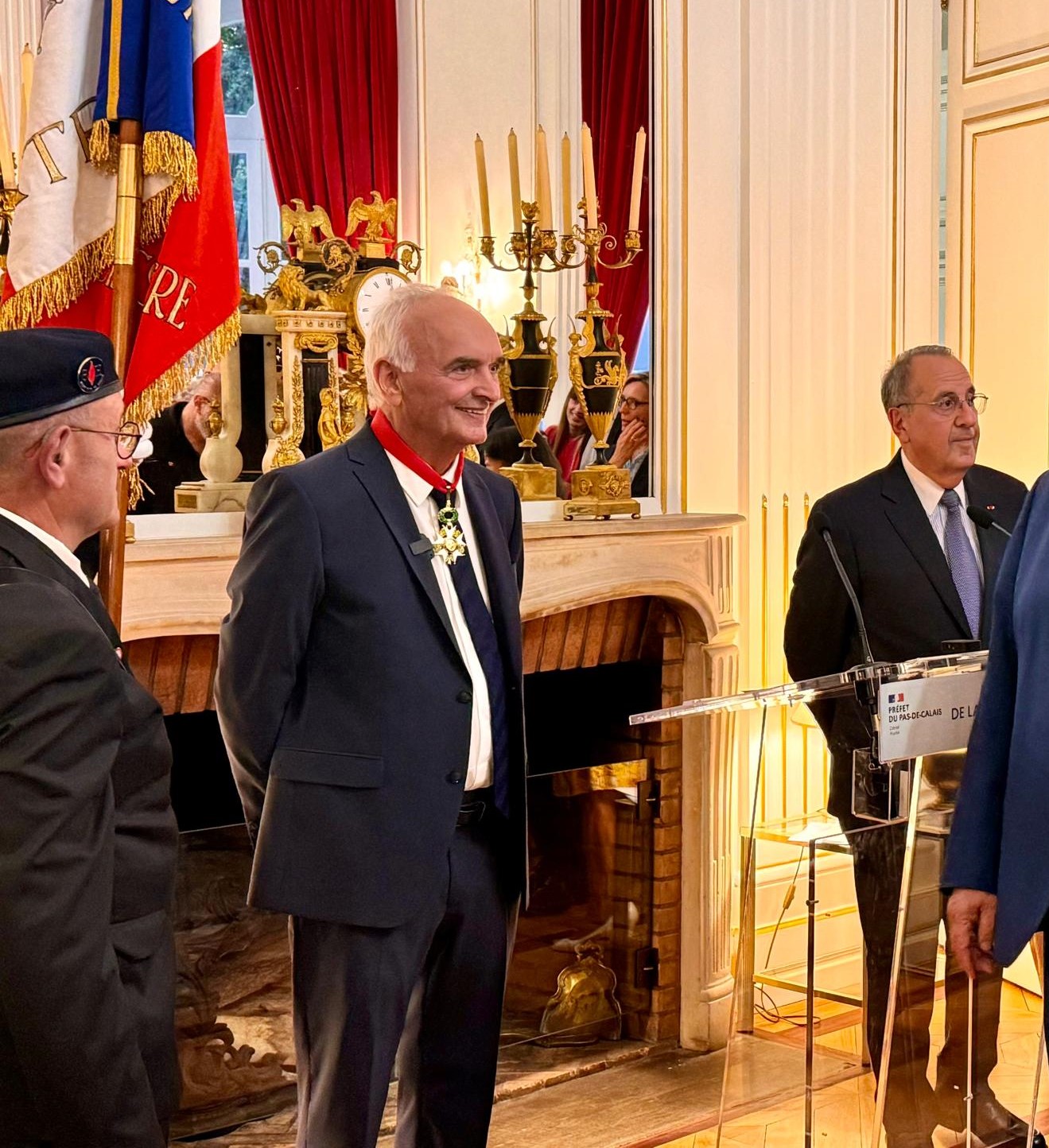 André Flajolet reçoit la Légion d’honneur