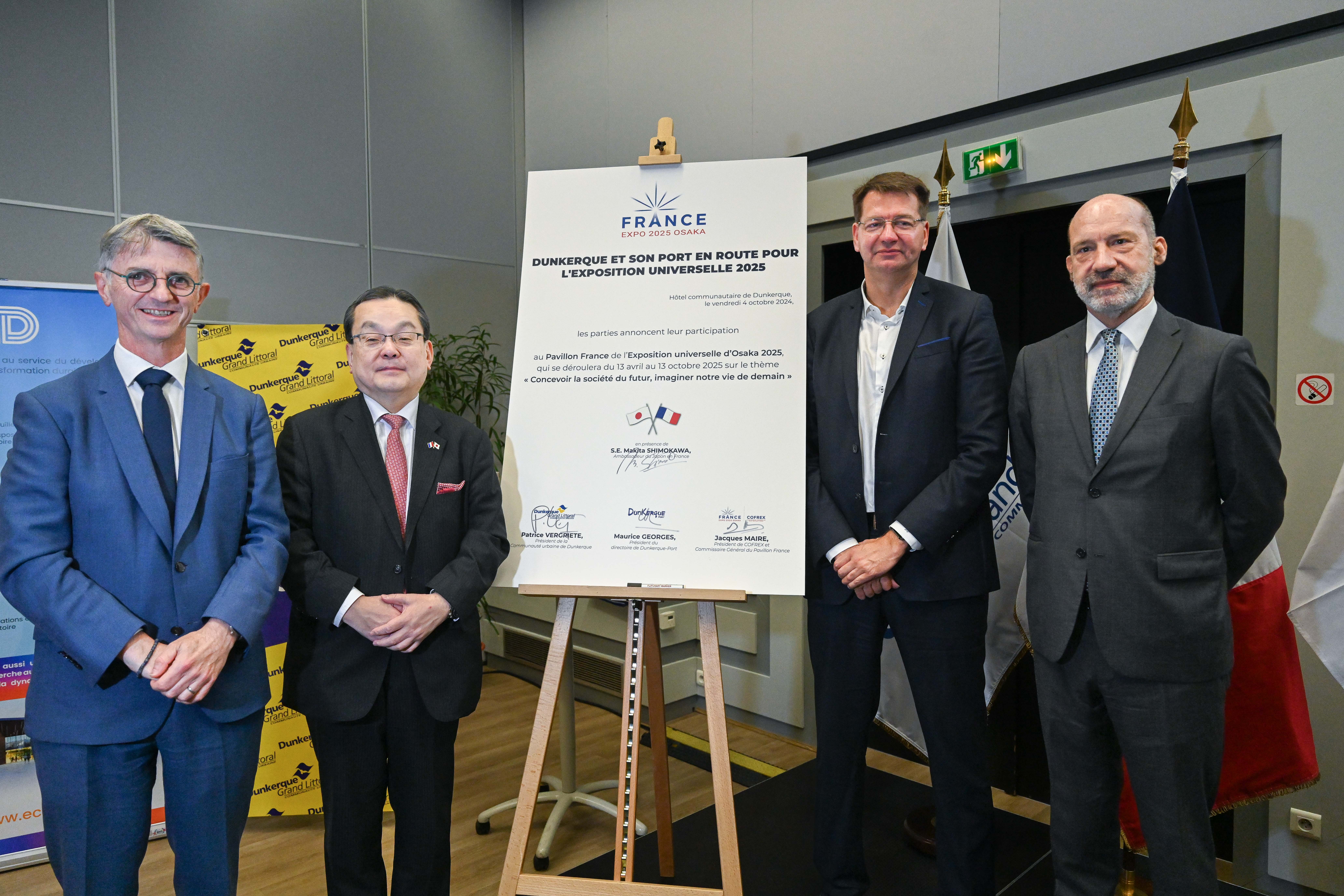 Dunkerque en route pour l'Exposition universelle d'Osaka