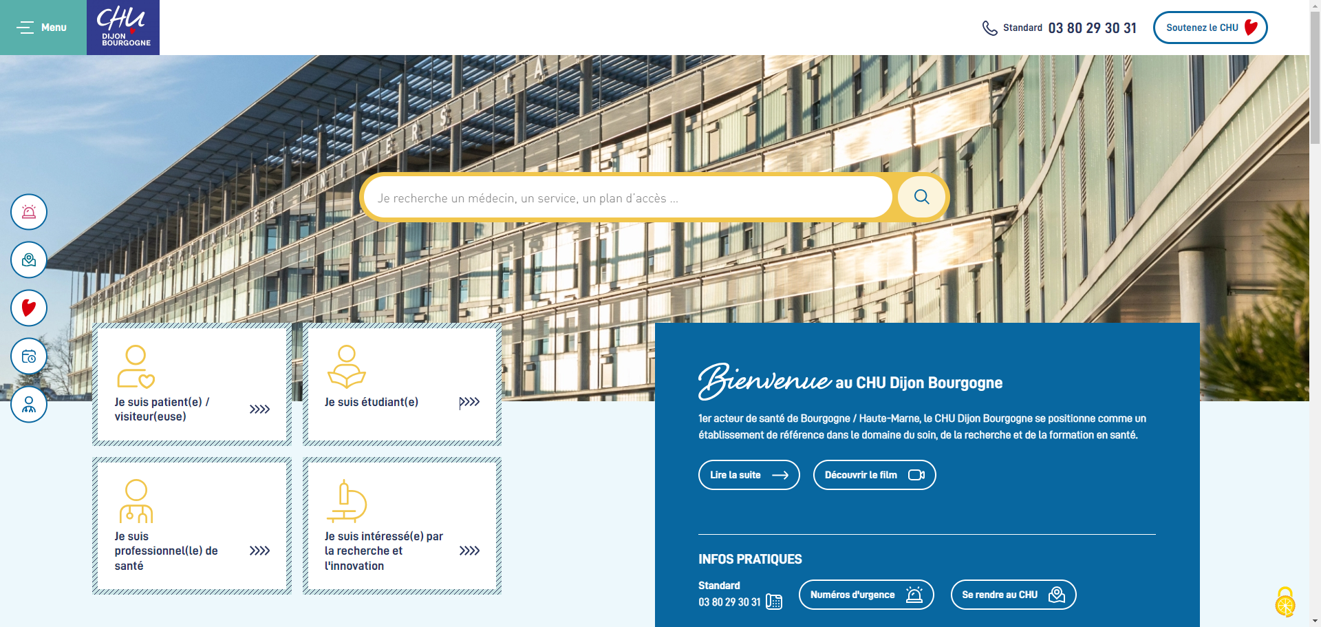 Le CHU Dijon Bourgogne mise sur un site web plus accessible avec l’appui d’Atol CD