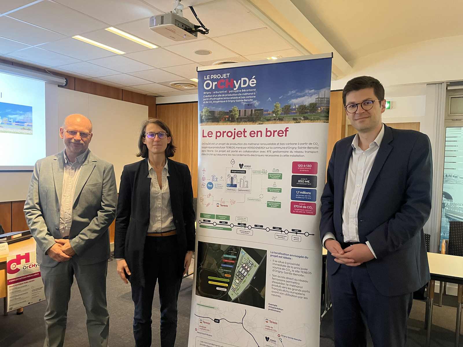 Une unité de production d'e-méthanol en projet