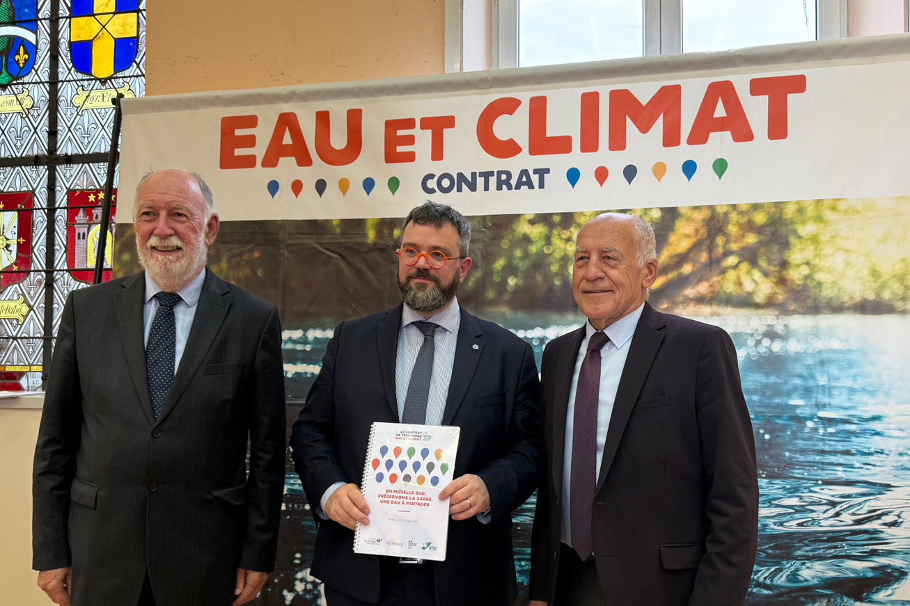 Sarrebourg et l'agence de l'eau Rhin-Meuse s'engagent 