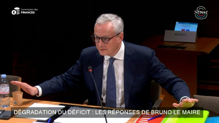 Dérapage budgétaire: Bruno Le Maire renvoie la responsabilité au gouvernement actuel