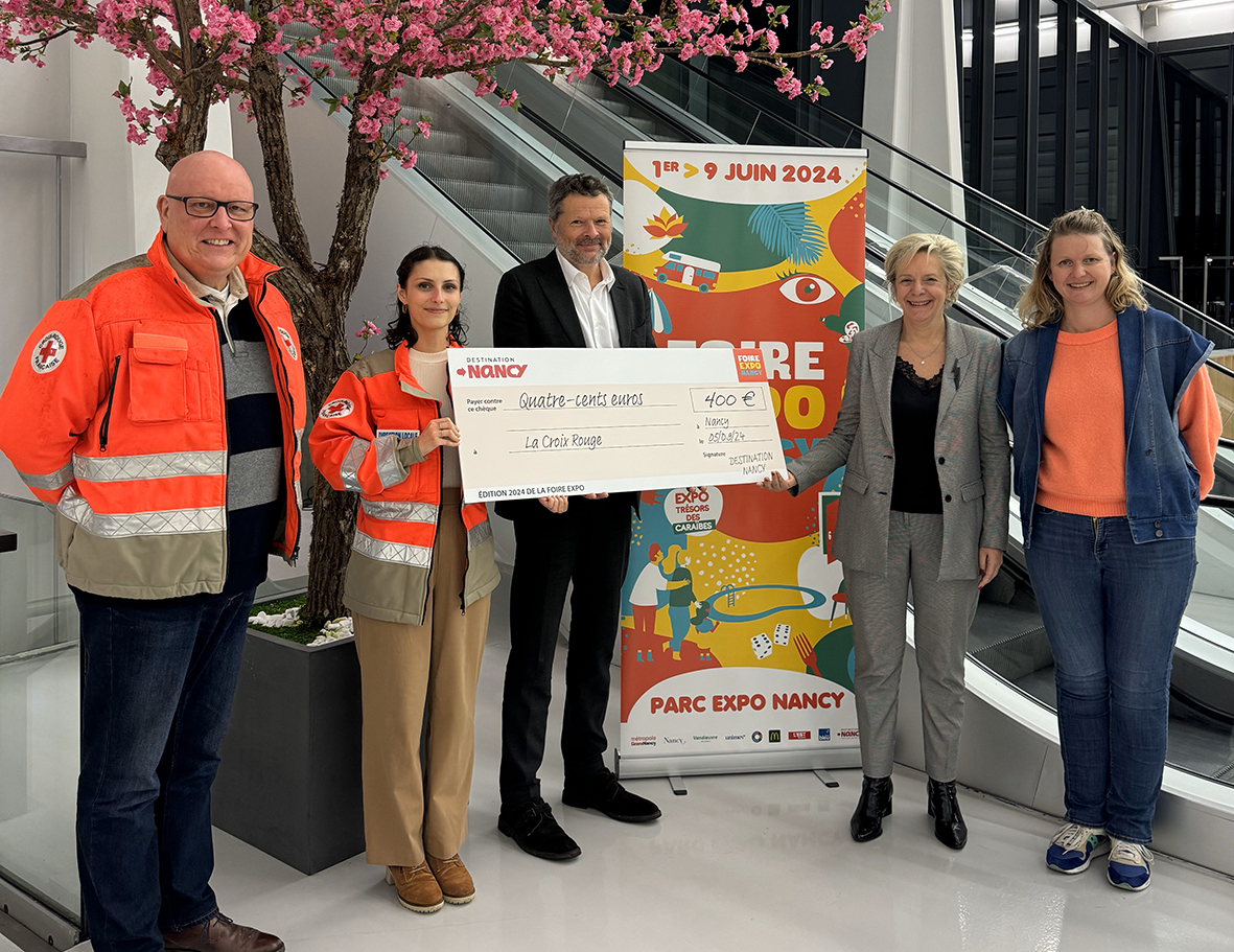 Destination Nancy soutient la Croix Rouge 