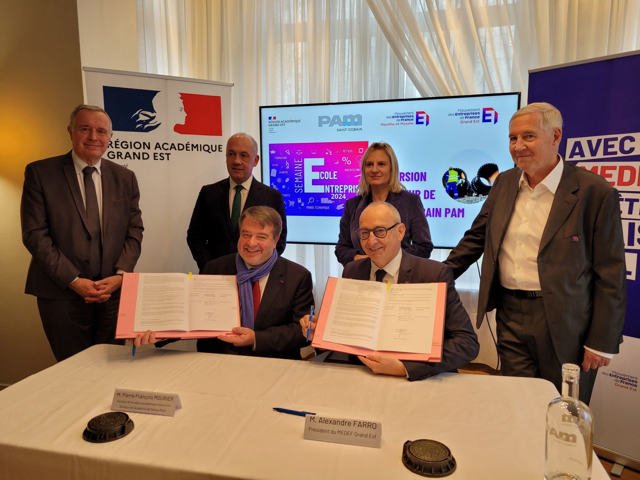 Le Medef Grand Est avec la Région Académique Grand Est 