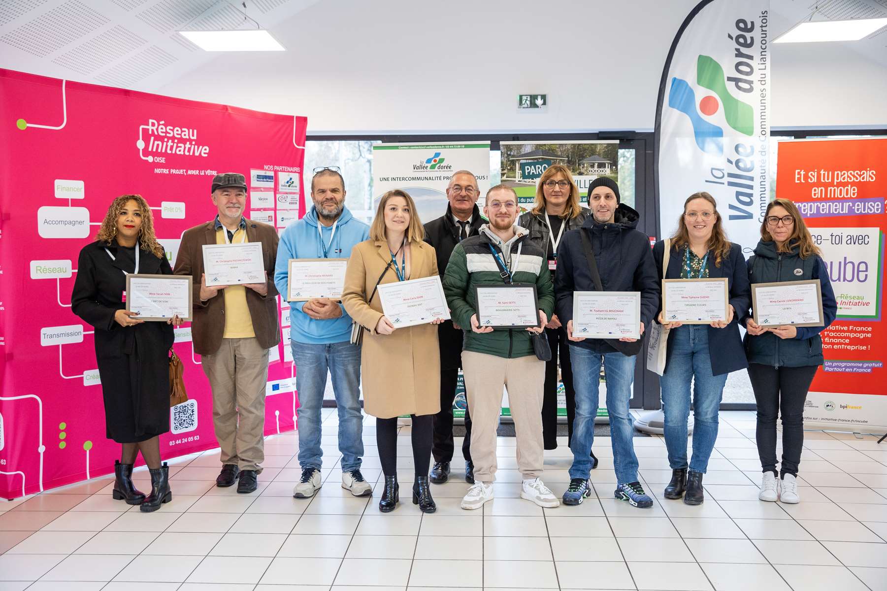 Réseau Initiative Oise Sud et la Vallée Dorée, ensemble pour dynamiser l'économie locale 