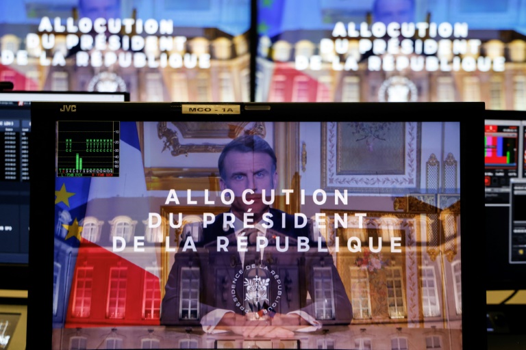 L'allocution de Macron suivie par 17,5 millions de téléspectateurs