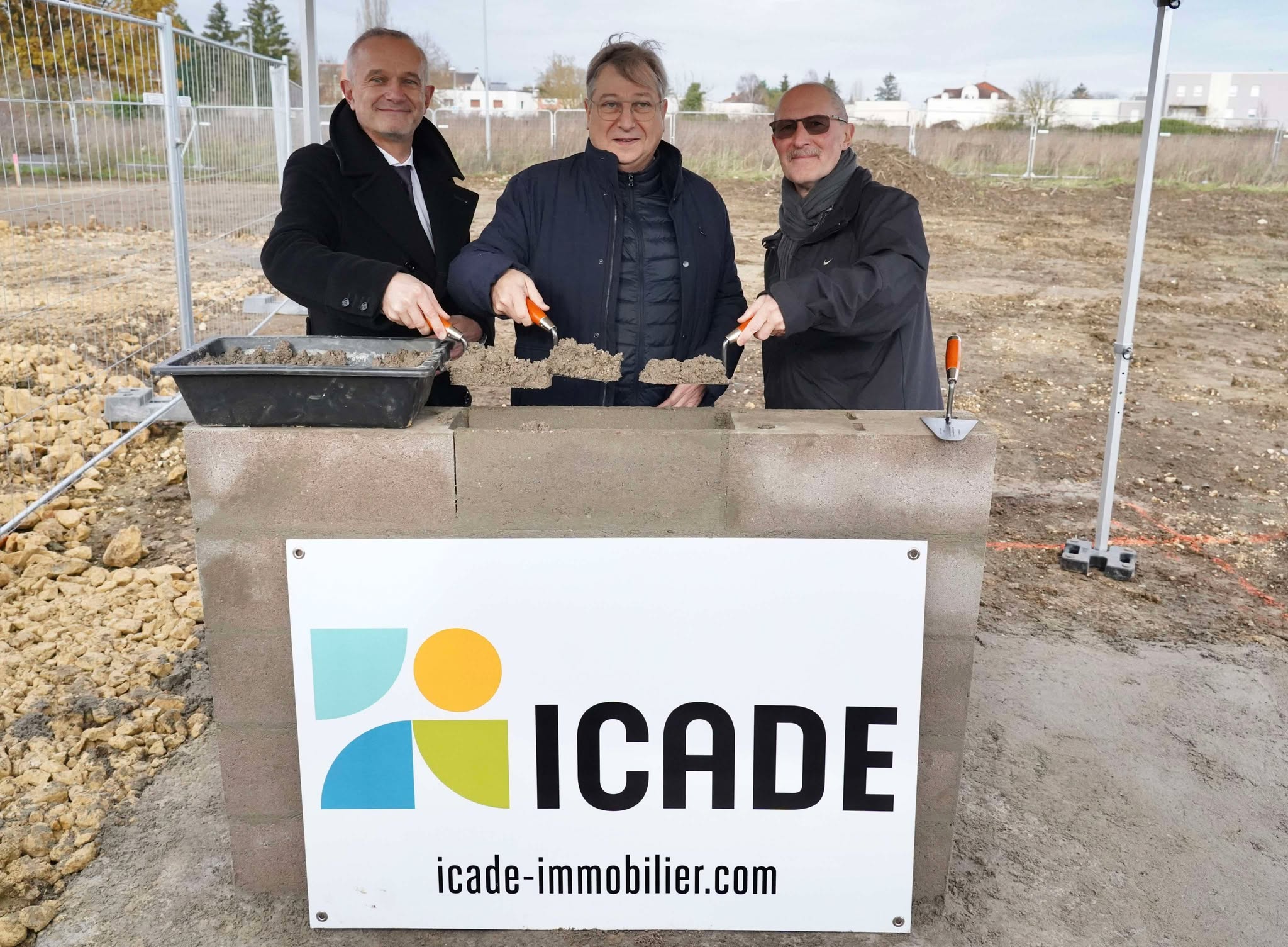 Pose de la première pierre de deux ensembles à Metz 