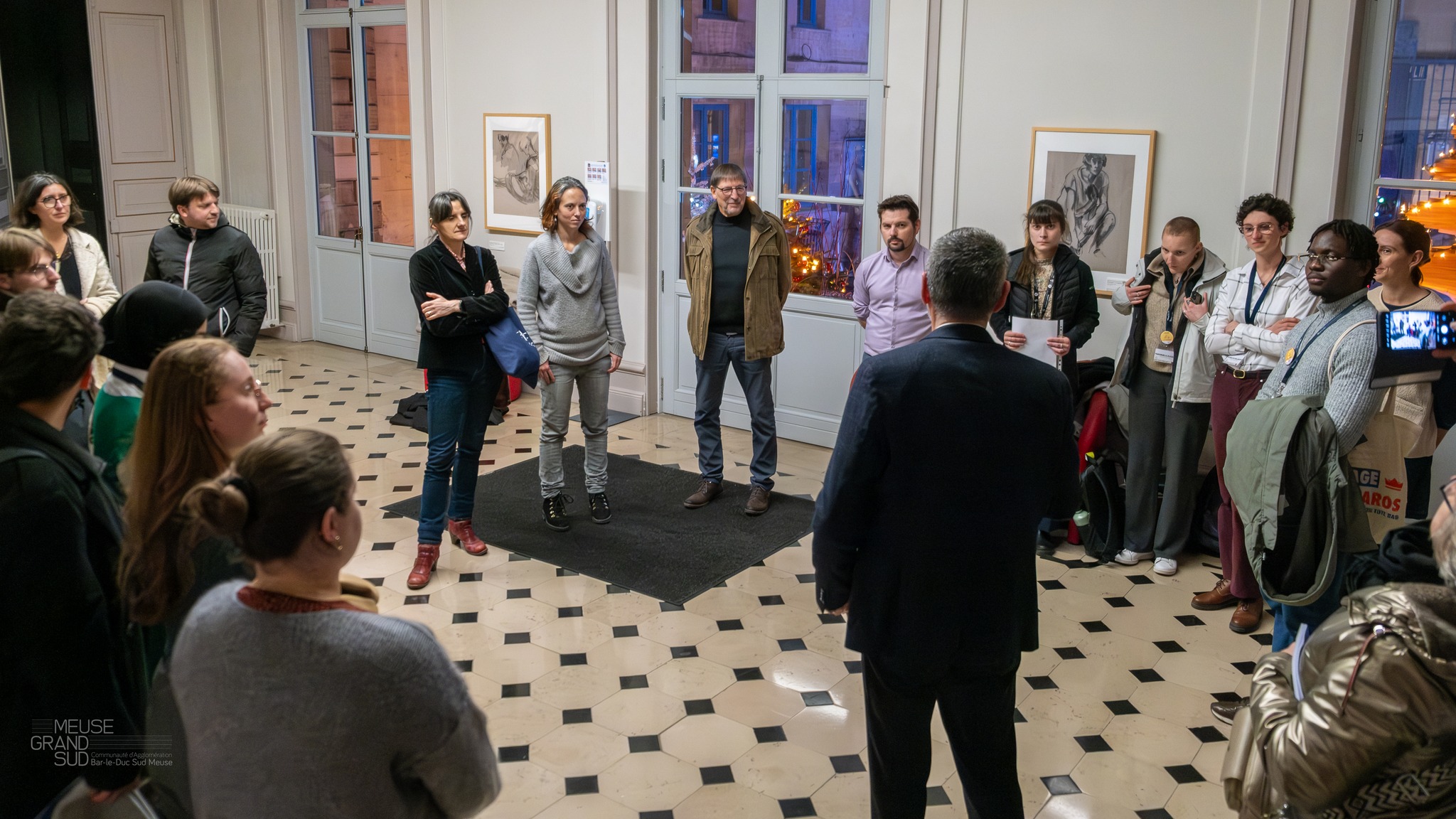 Bar-le-Duc : les étudiants en géomatique accueillis à l’Hôtel de Ville