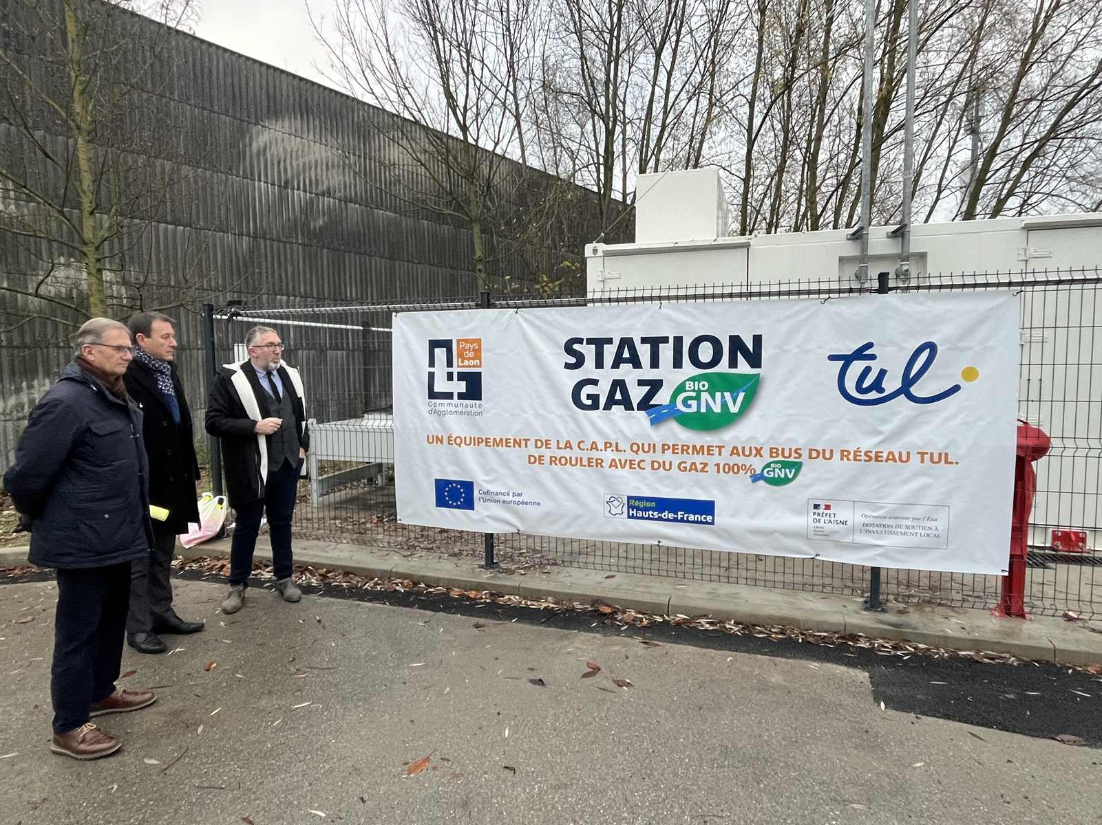 Une station BioGNV pour les transports urbains laonnois