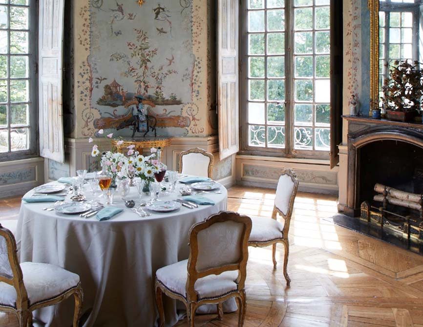 Le salon chinois du château d’Haroué, lauréat du programme Patrimoine et tourisme local
