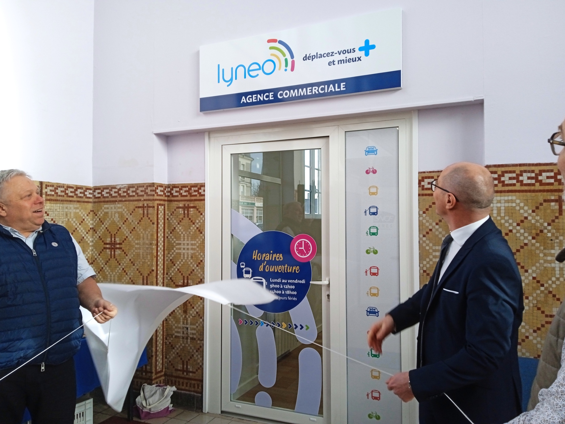  À Chauny, l’agence commerciale Lynéo intègre le hall de la gare SNCF 