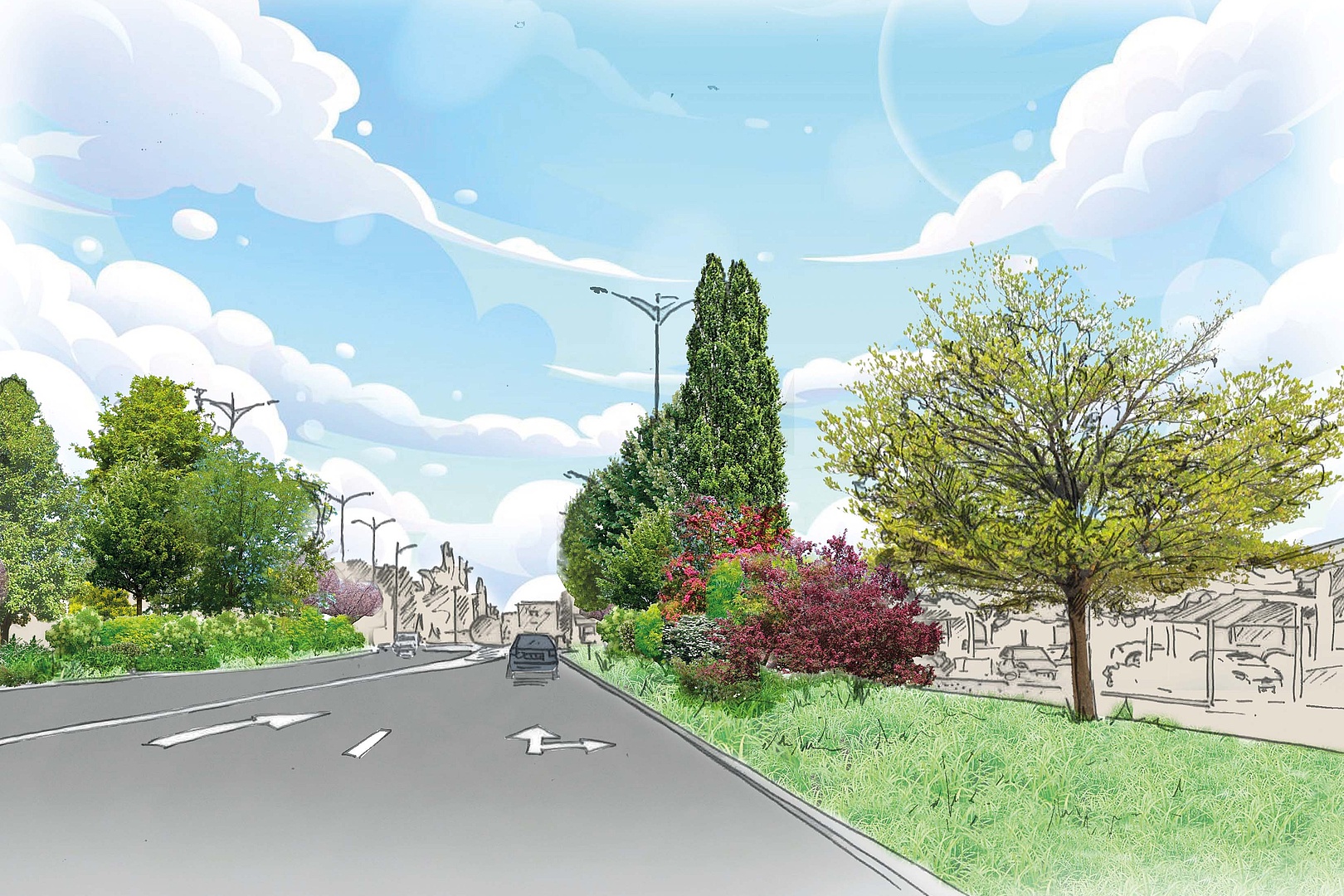 Mâcon : une opération d’abattage et de replantation pour sécuriser la RD906