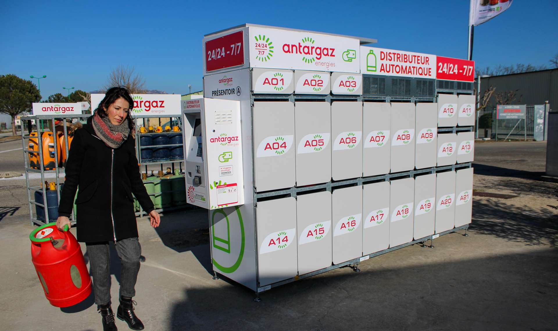 Antargaz développe son distributeur de bouteilles de gaz en libre-service 