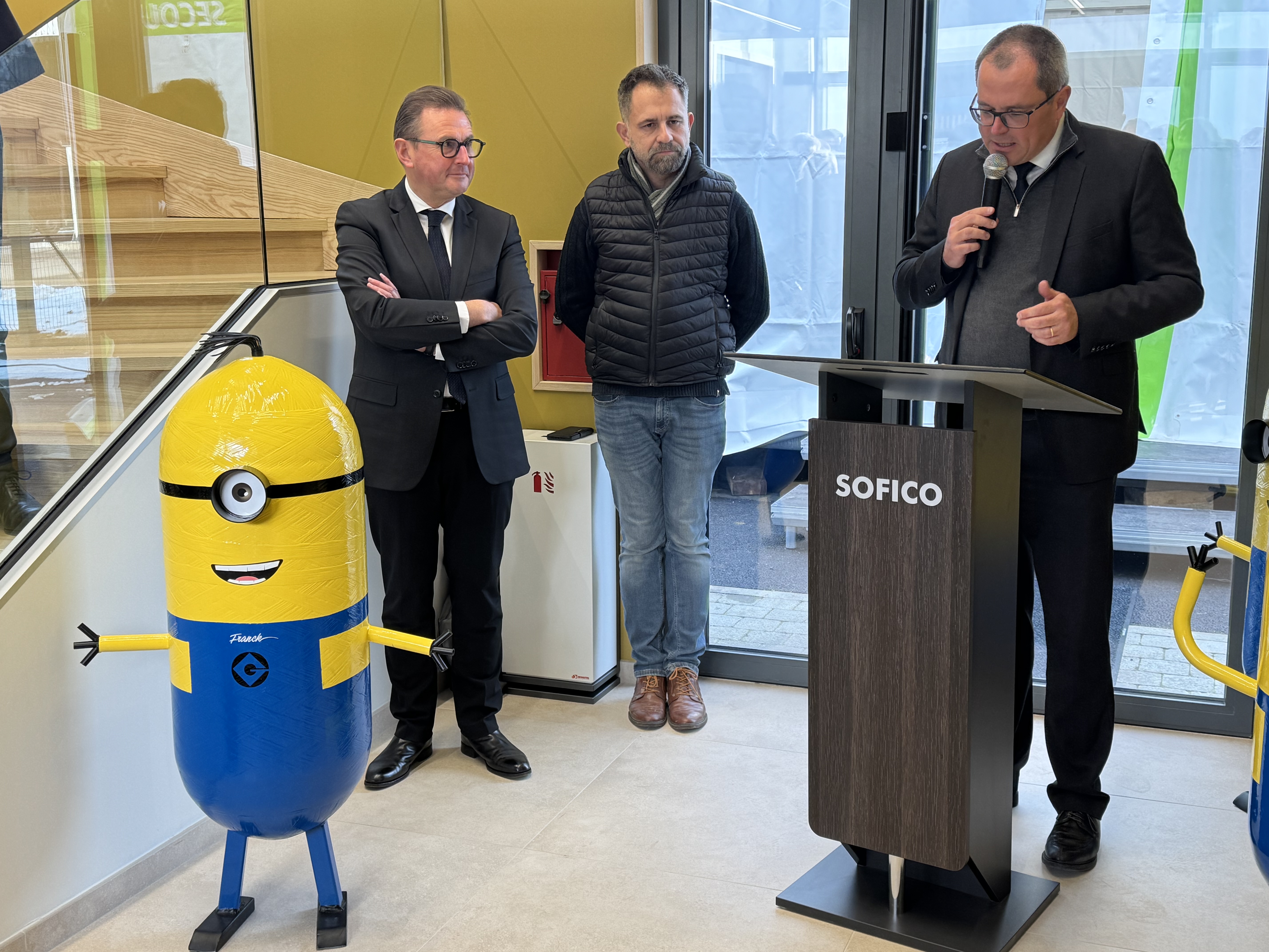 Artoipôle : inauguration du siège social des Établissements Coquidé et Compagnie