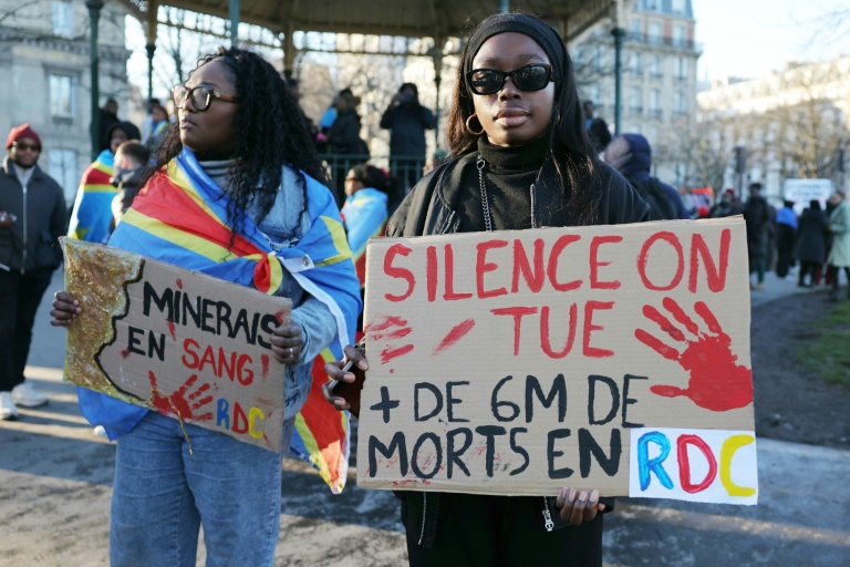 RDCongo: manifestation à Paris contre le manque de soutien international