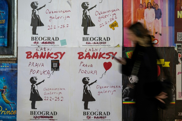 A Belgrade, deux expositions rivales sur l'impact de Banksy