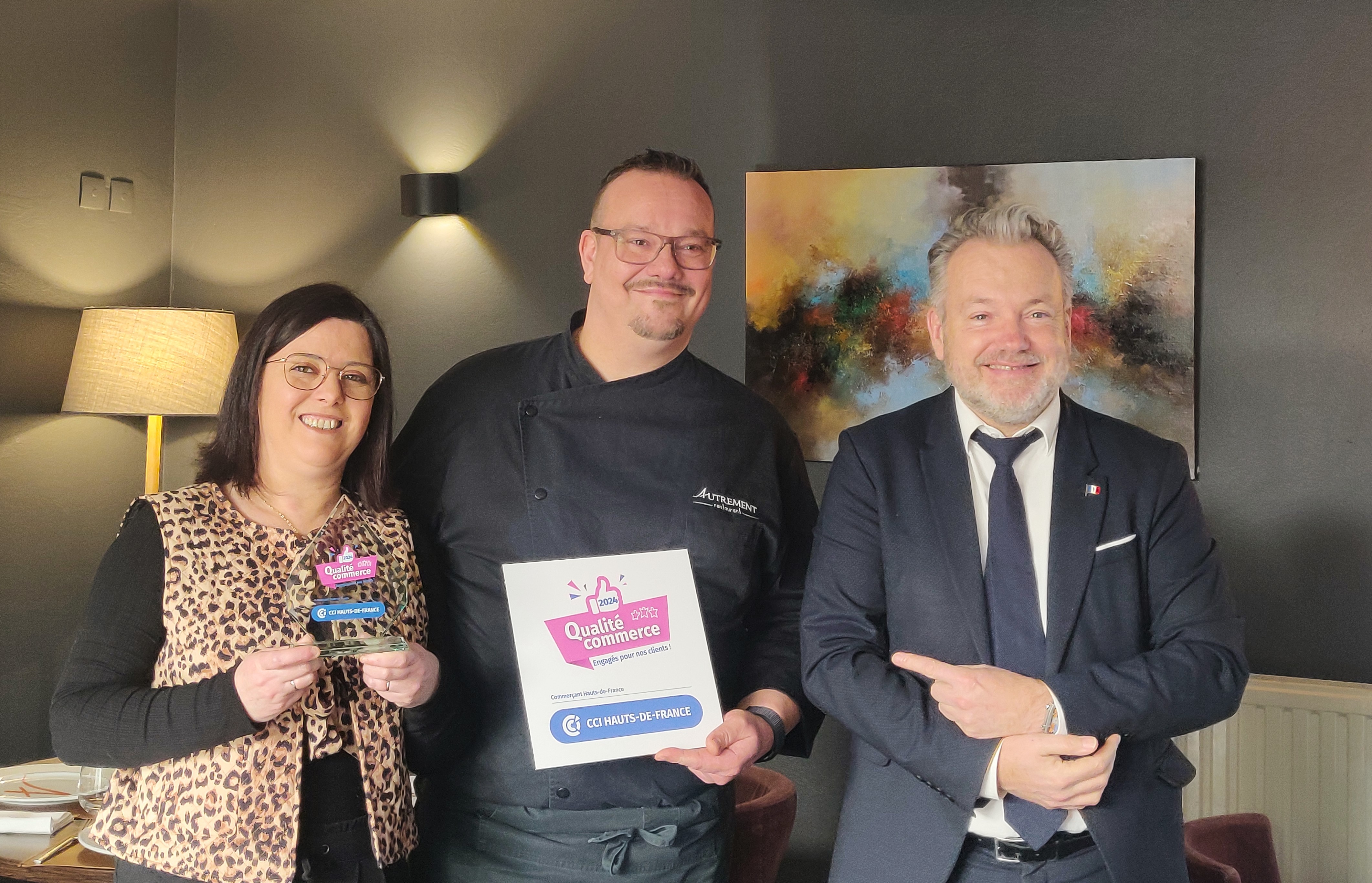 Le restaurant Autrement labellisé Qualité Commerce