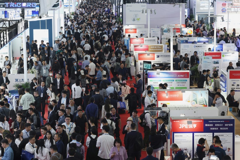 Au salon de l'électronique de Shanghai, des exposants aspirent à la coopération internationale