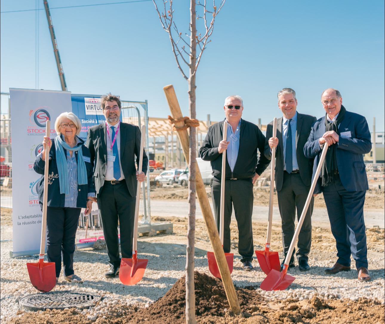 Le premier arbre du V.PARK Ennery a été posé 