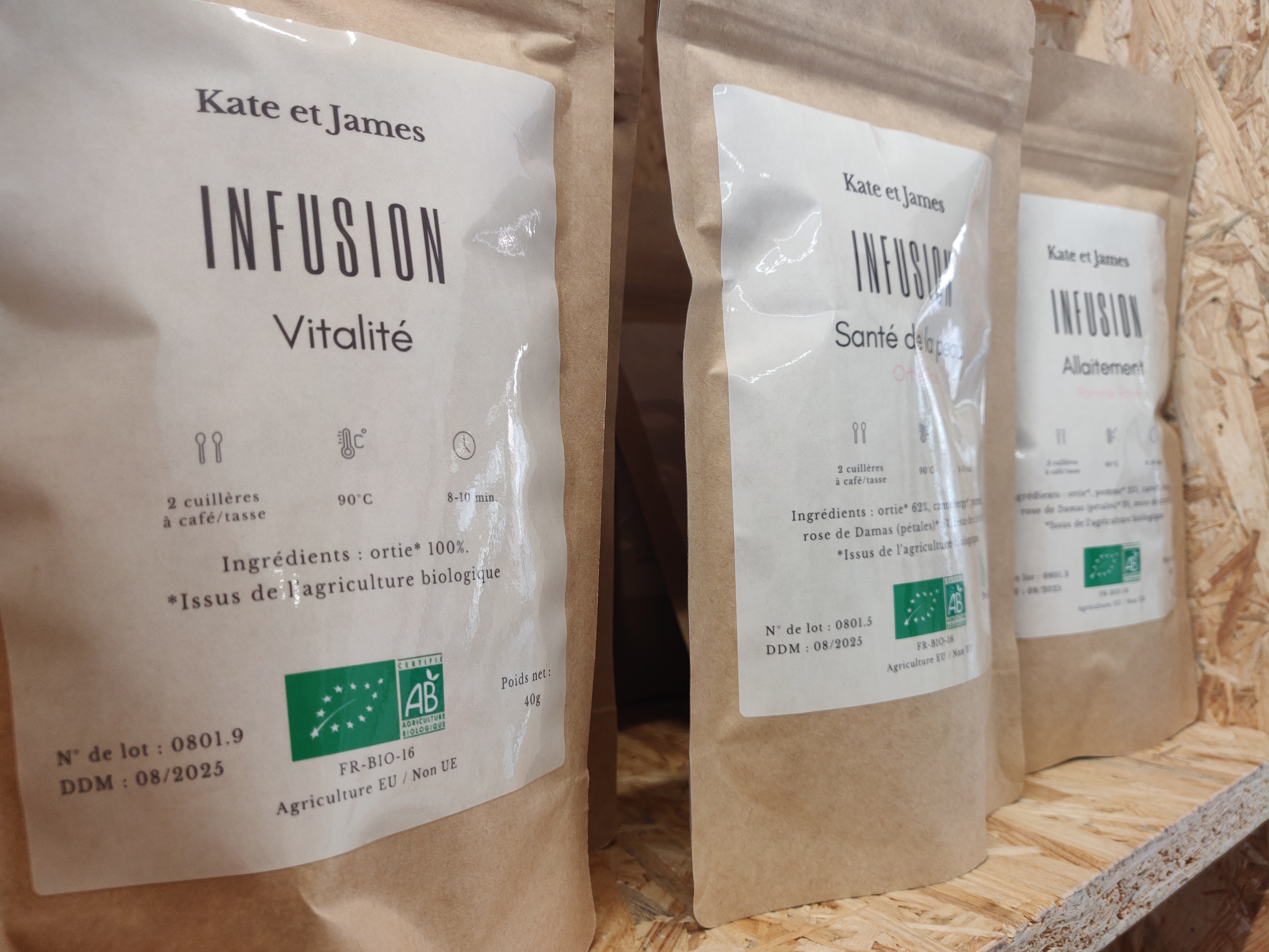 Kate et James, des tisanes et infusions bio inédites